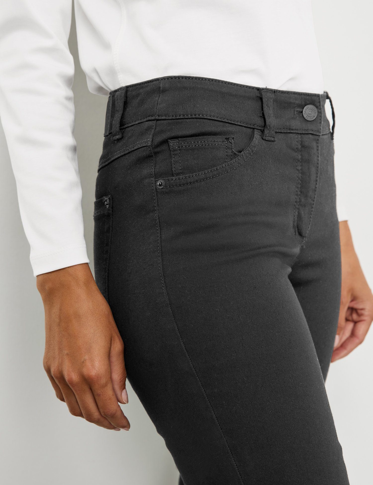 WEBER Jeans 5-Pocket GERRY Black Stretch-Jeans Slimfit Denim Best4me Black