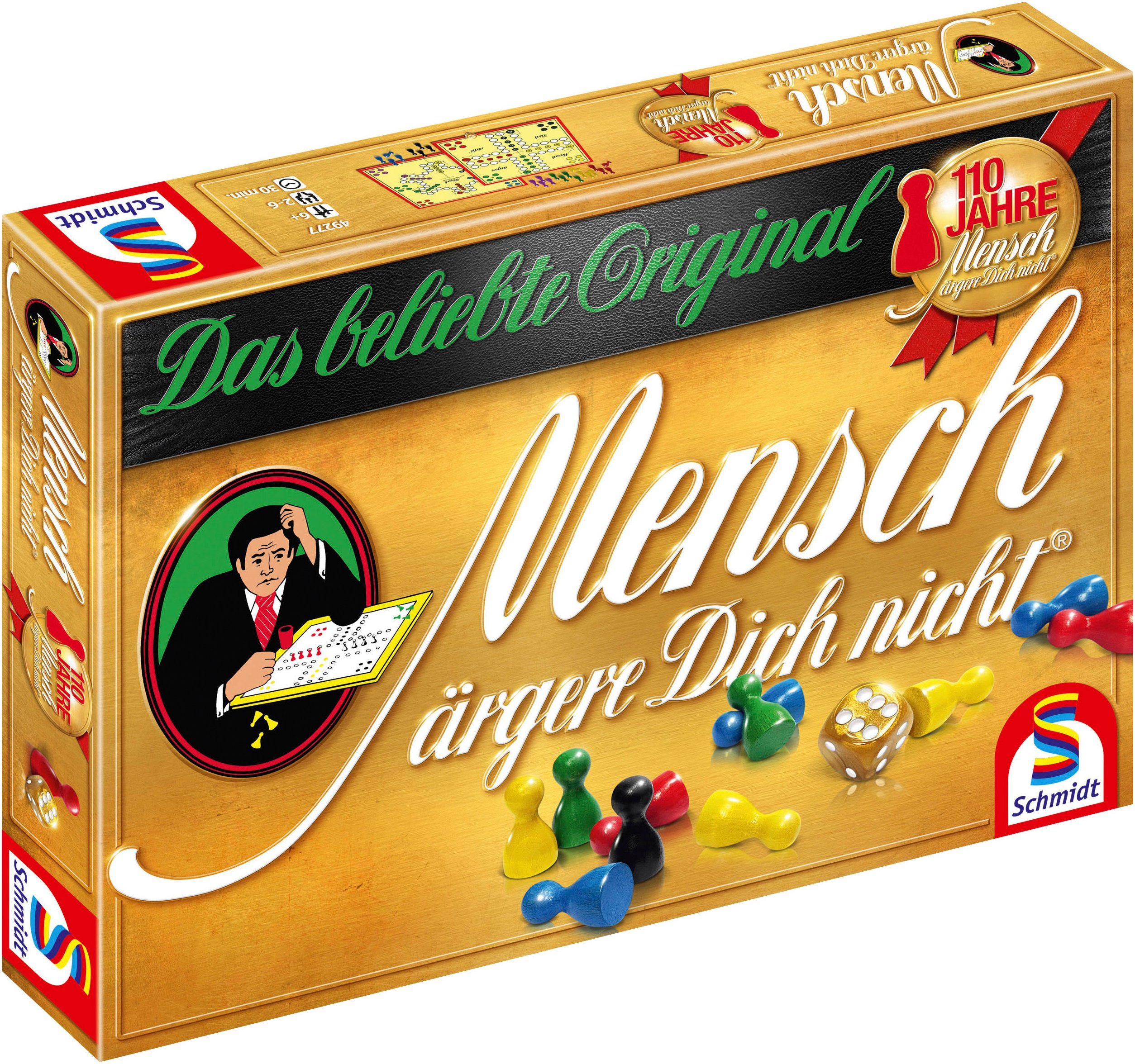 Schmidt Spiele Spiel GOLD Mensch ärgere Dich nicht® 110 Jahre, Made in Germany