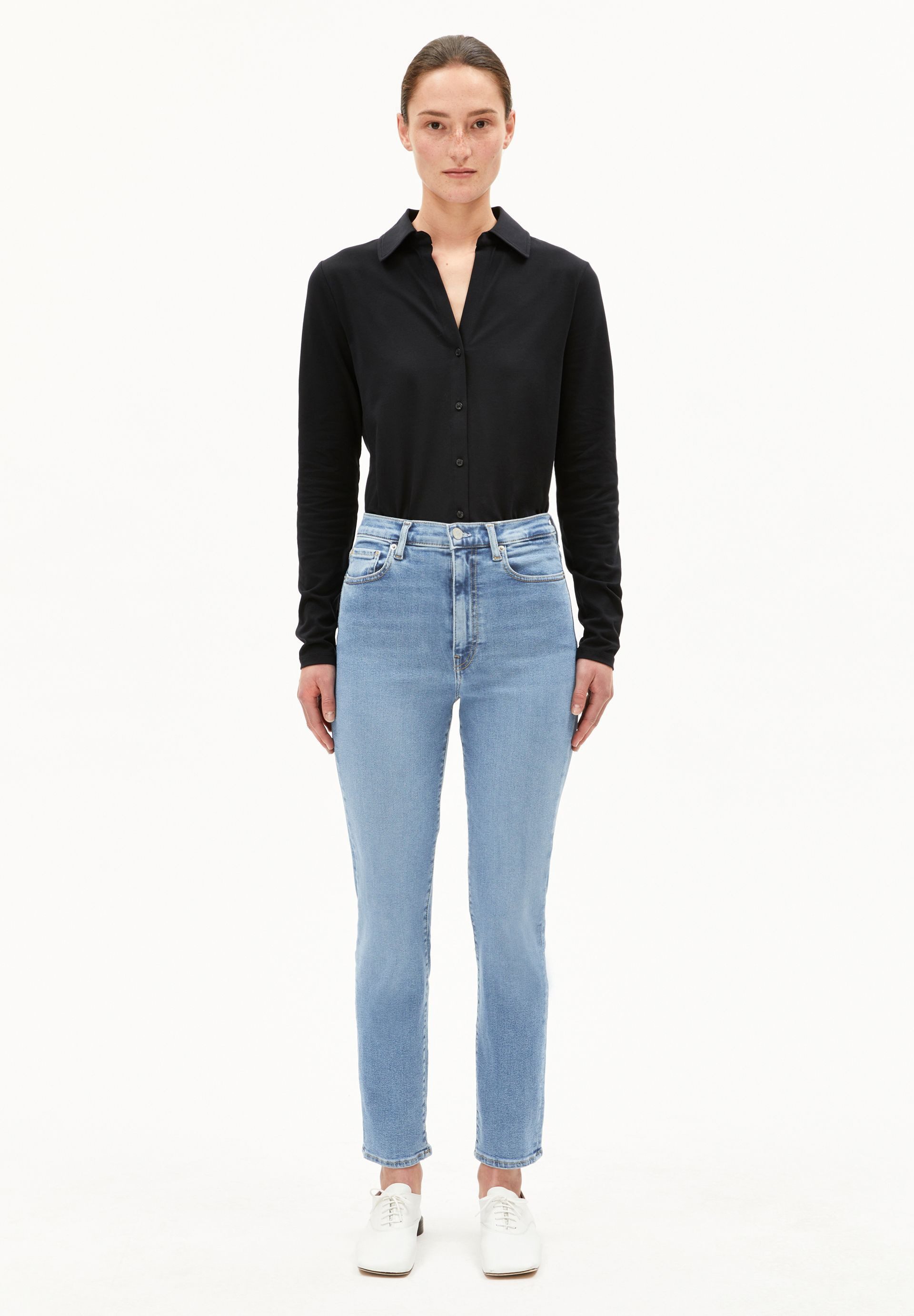 Armedangels Slim-fit-Jeans LEJAANI Slim Jeans Bio-Baumwoll Mix X-Stretch (X-Stretch) High waist – Bild 2 von 5