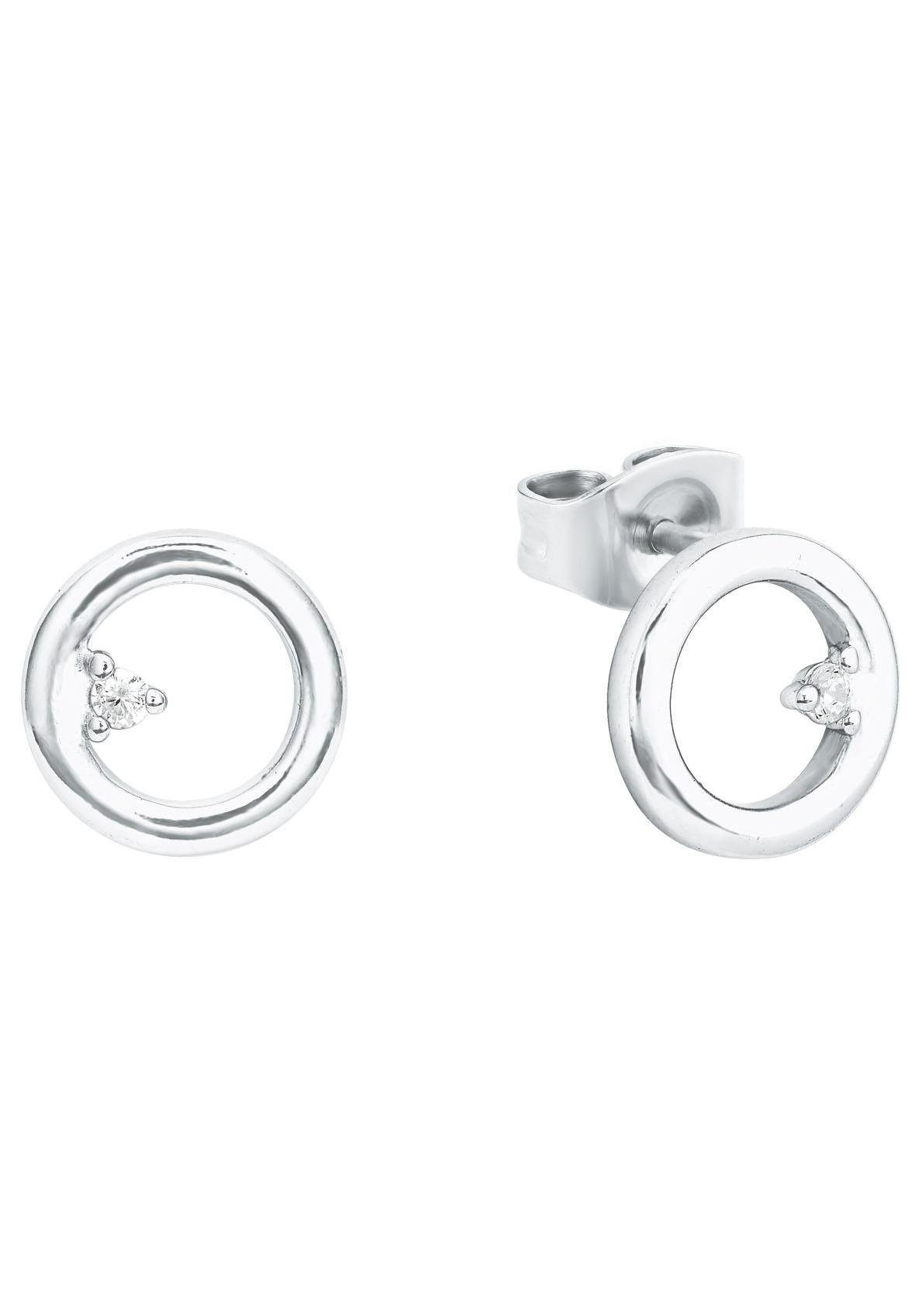 Amor Paar Ohrstecker, mit Zirkonia (synth)