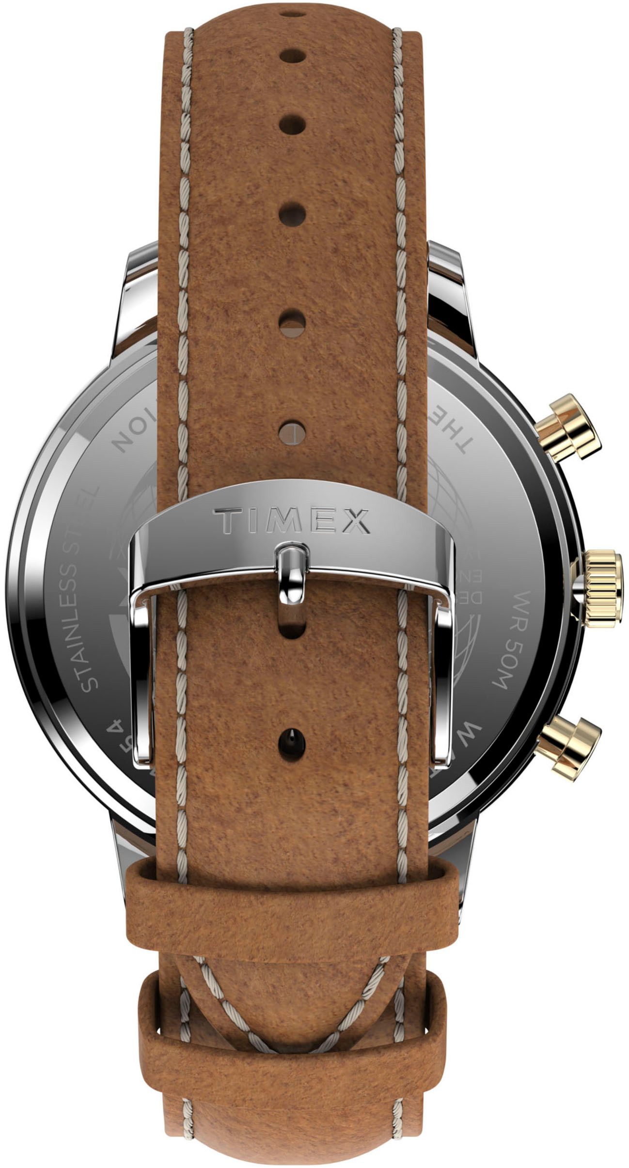 Timex Chronograph CHICAGO TW2U39000AJ, Quarzuhr, Armbanduhr, Herren, Datum, Stoppfunktion, 12/24-Std.-Anzeige