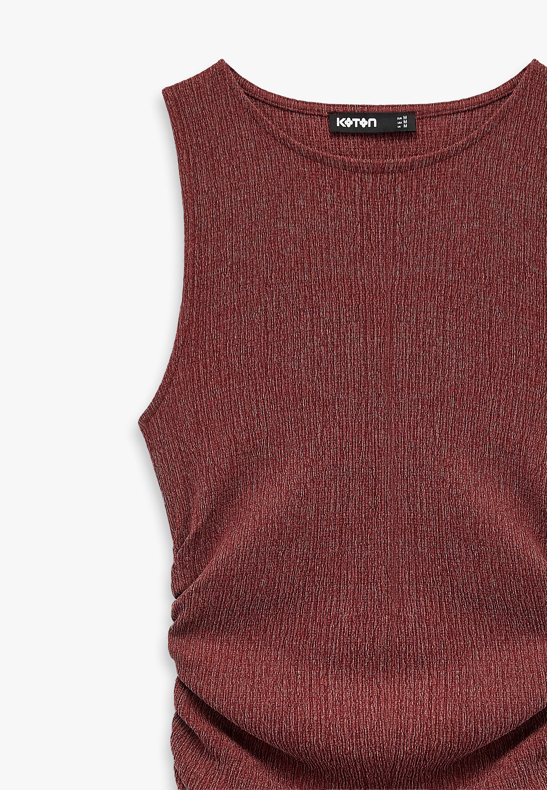 Koton Badekleid Gerafft Basic Midikleid