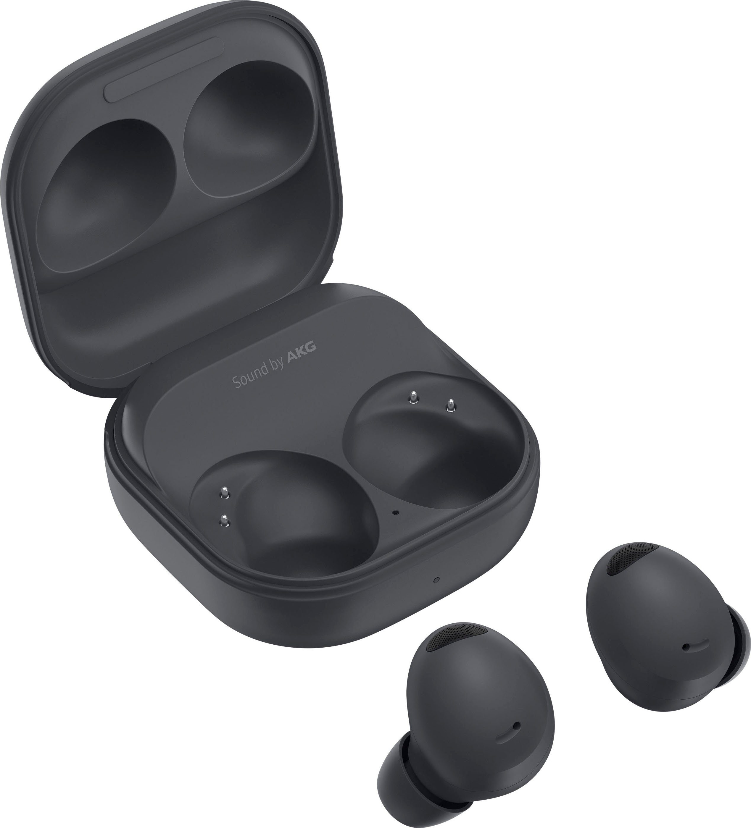 Samsung Galaxy Buds2 Pro wireless In-Ear-Kopfhörer (Active Noise Cancelling (ANC), Freisprechfunktion, Sprachsteuerung, Bixby, A2DP Bluetooth, AVRCP Bluetooth, HFP) Graphite | In-Ear-Kopfhörer