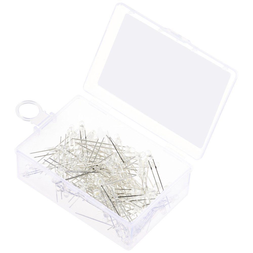 LED-Leuchtmittel TRU COMPONENTS LED bedrahtet Neutralweiß Rund 3 mm 14400 mcd 30 ° 20