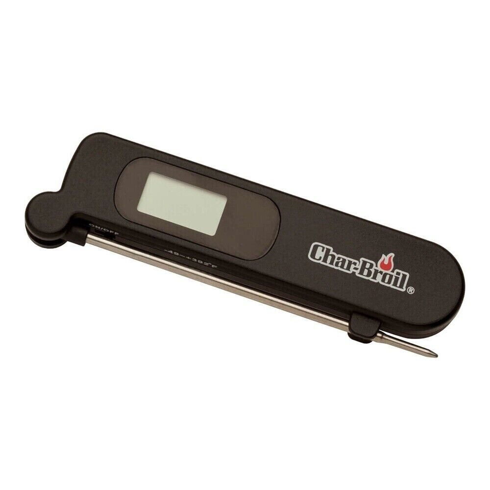 Char-Broil Grillthermometer Digitales Fleischthermometer Bratenthermometer Inkl. Batterie, Thermometer, schwarz