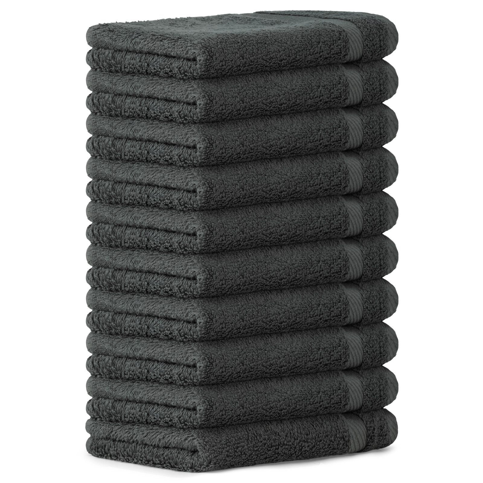 Luckytowel Gästehandtücher 30x50cm mit Aufhänger 100% günstig online kaufen
