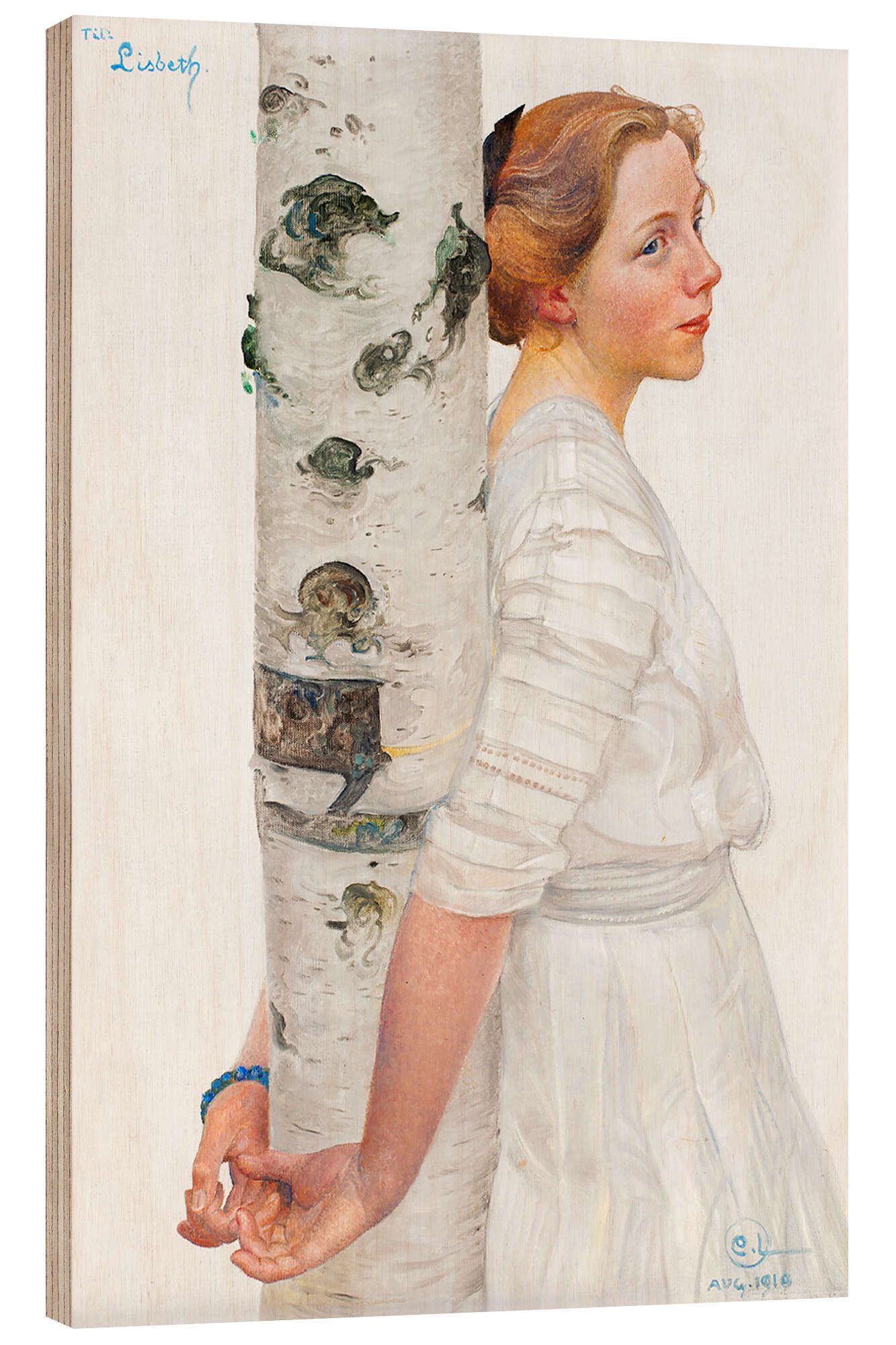 Holzbild Carl Larsson