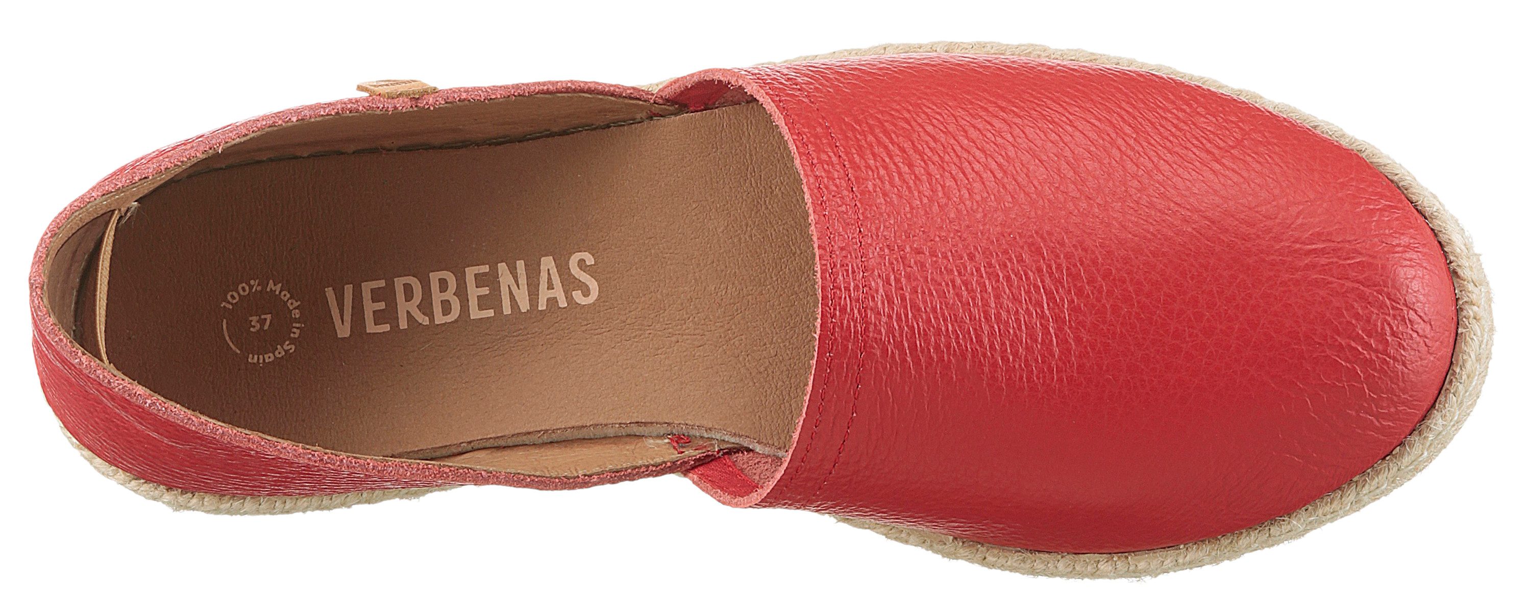 VERBENAS Carmen Nucleo Espadrille, Sommerschuh, Schlupfschuh, Slipper, Loafer zum Schlupfen