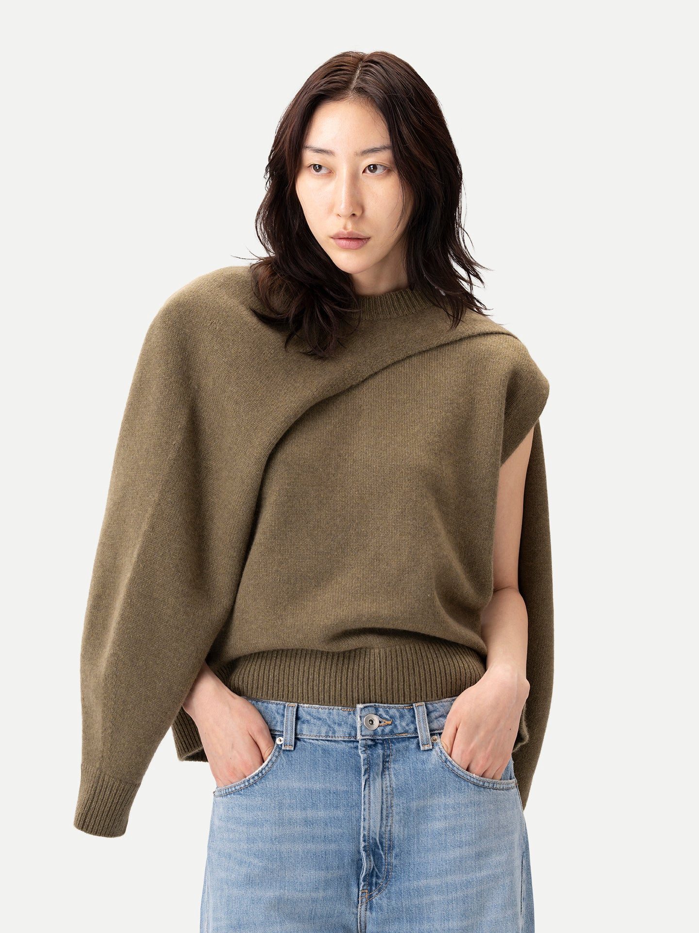 GOBI Cashmere Rundhalspullover Kaschmir-Rundhals-Twinset