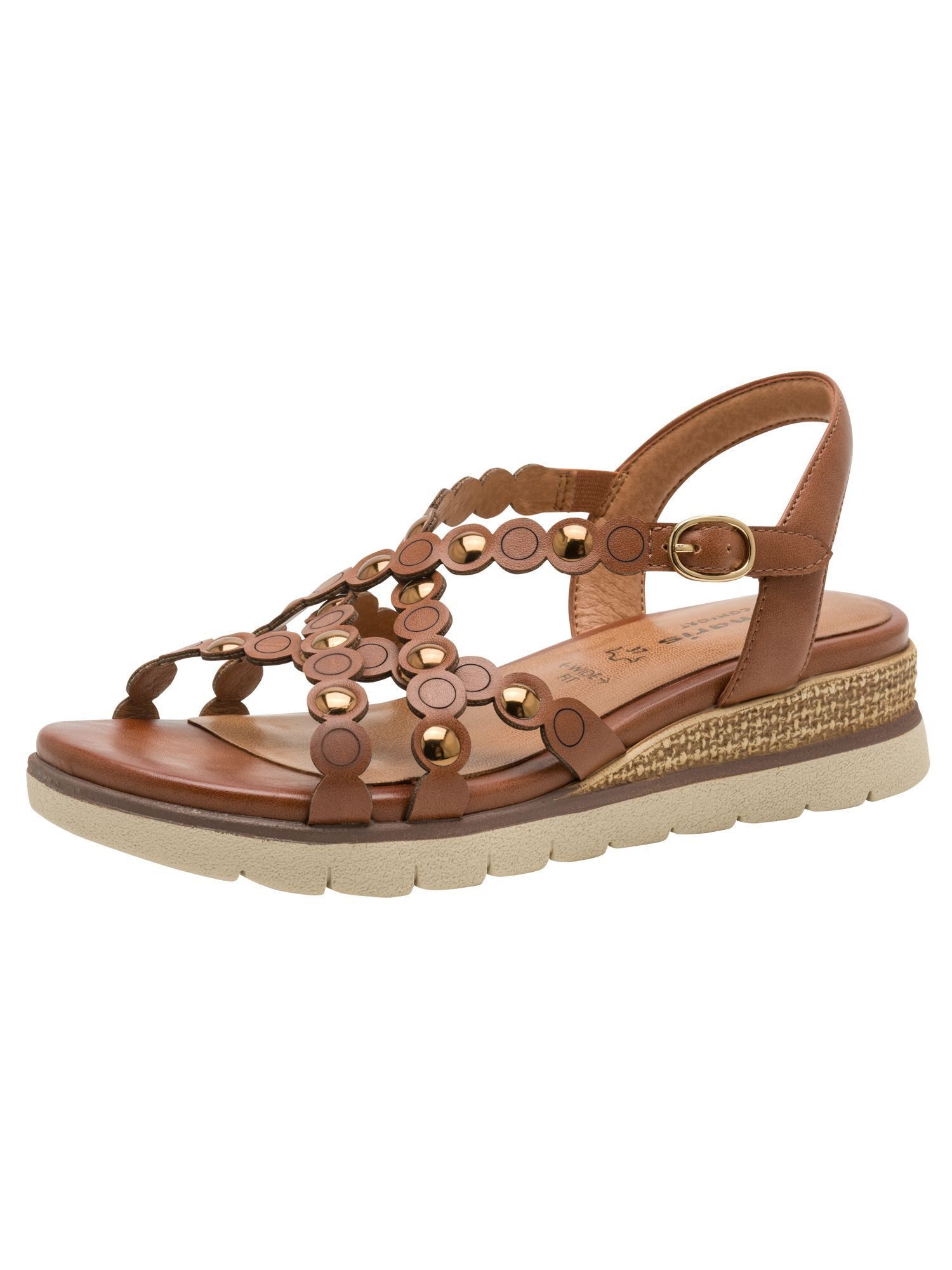 Tamaris WIDE FIT comfortFit Frauen kein Absatz 8-88738-46 Plateausandaletten comfortFit