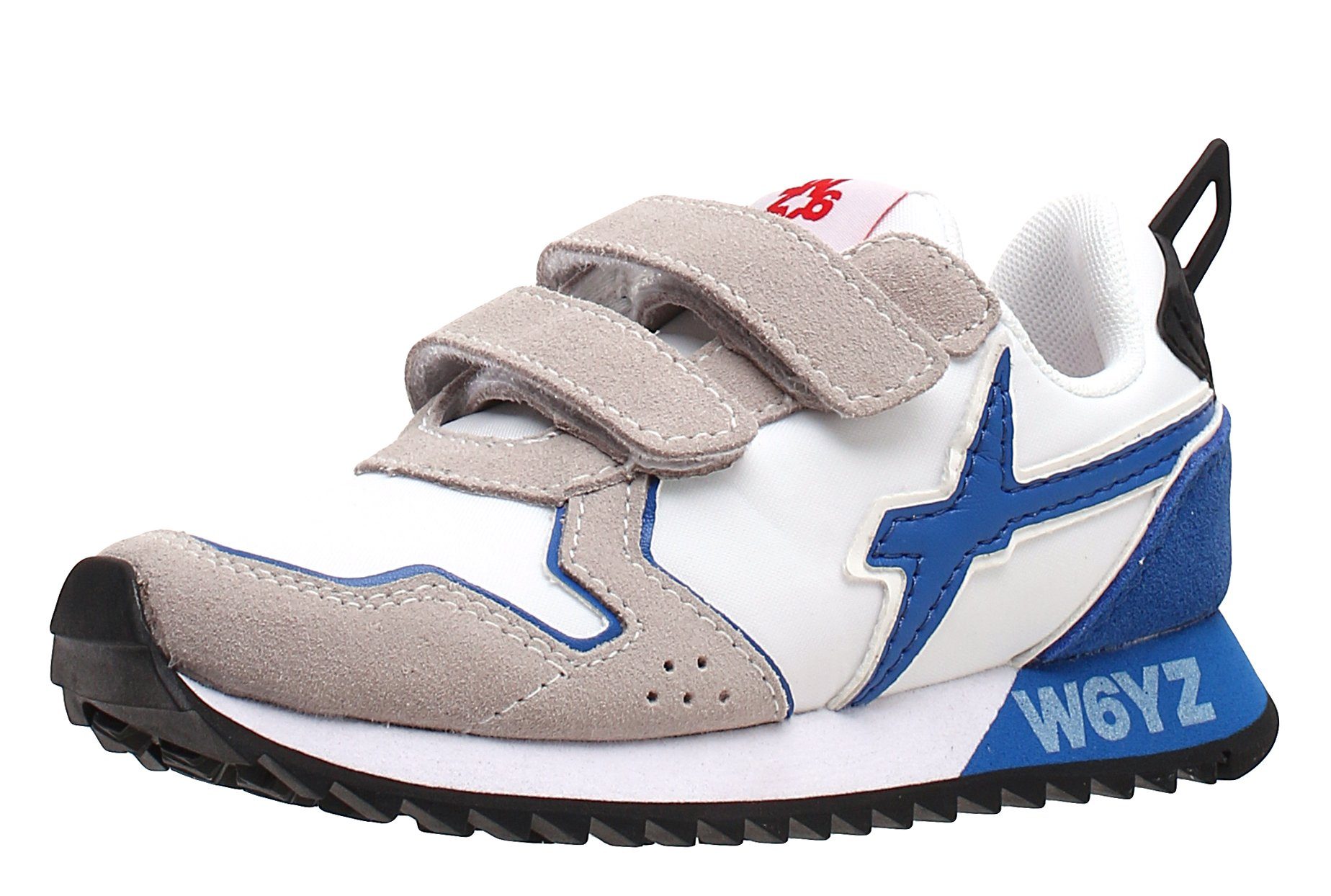 W6YZ W6YZ Sneakers Low Kinder Schuhe Klett Weiß Sneaker
