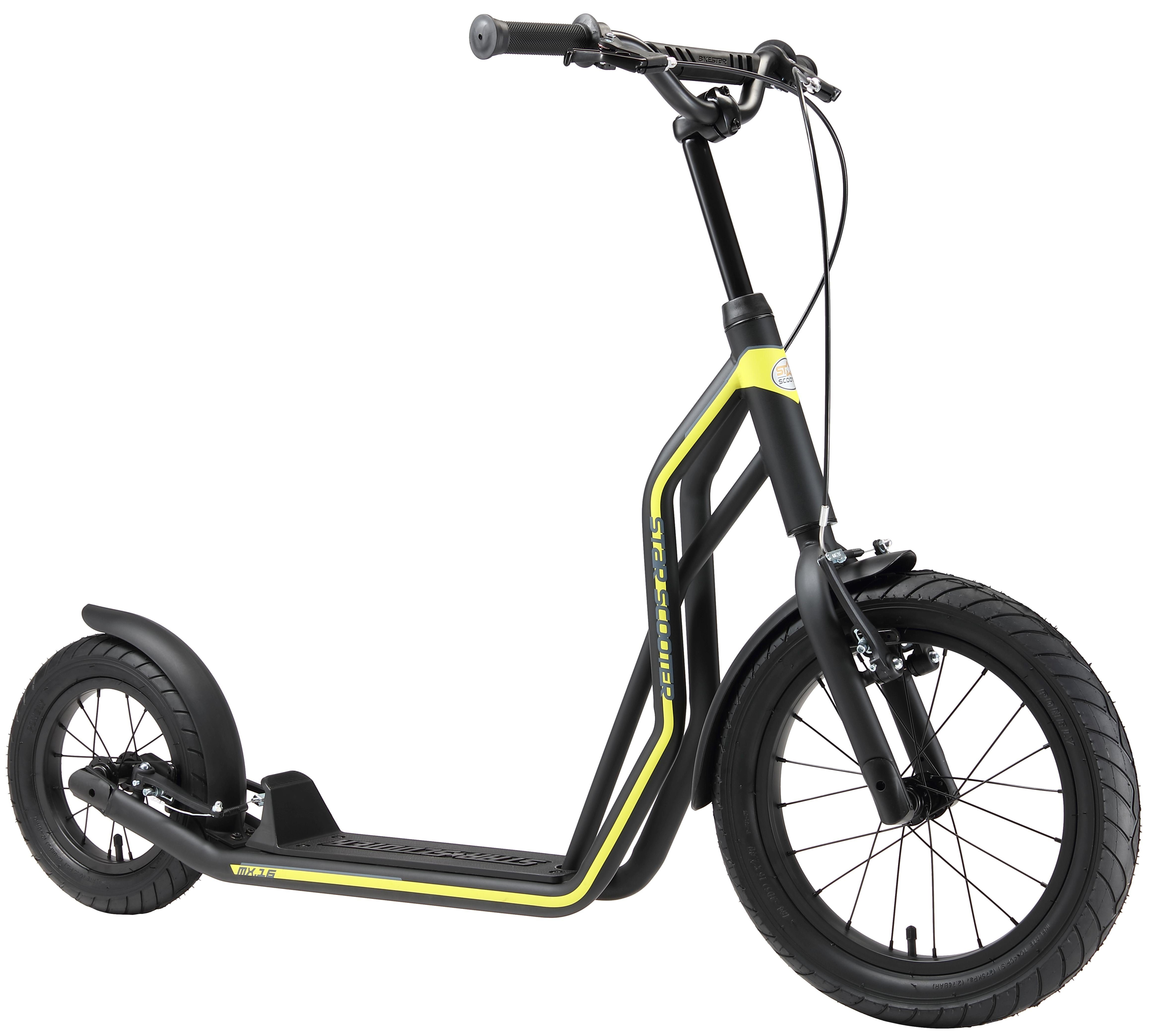 Star-Scooter Cityroller 16 Zoll, ab 8 Jahre, Kinder City Roller ab 140 cm, Jungen, Mädchen, Höhenverstellbar, Seitenständer
