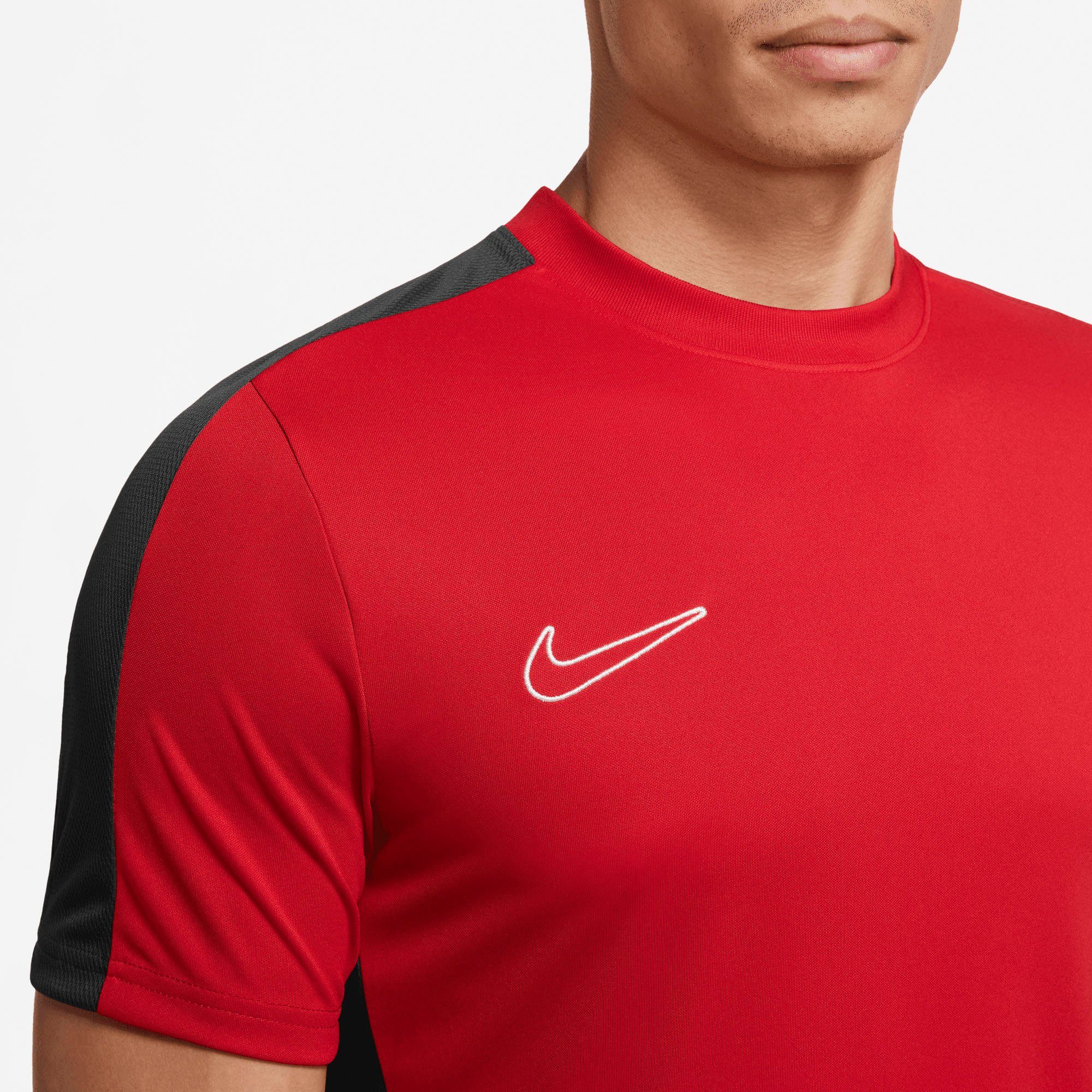 Academy RED/BLACK/WHITE Funktionsshirt Men's Dri-FIT Top Nike Short-Sleeve UNIVERSITY Soccer