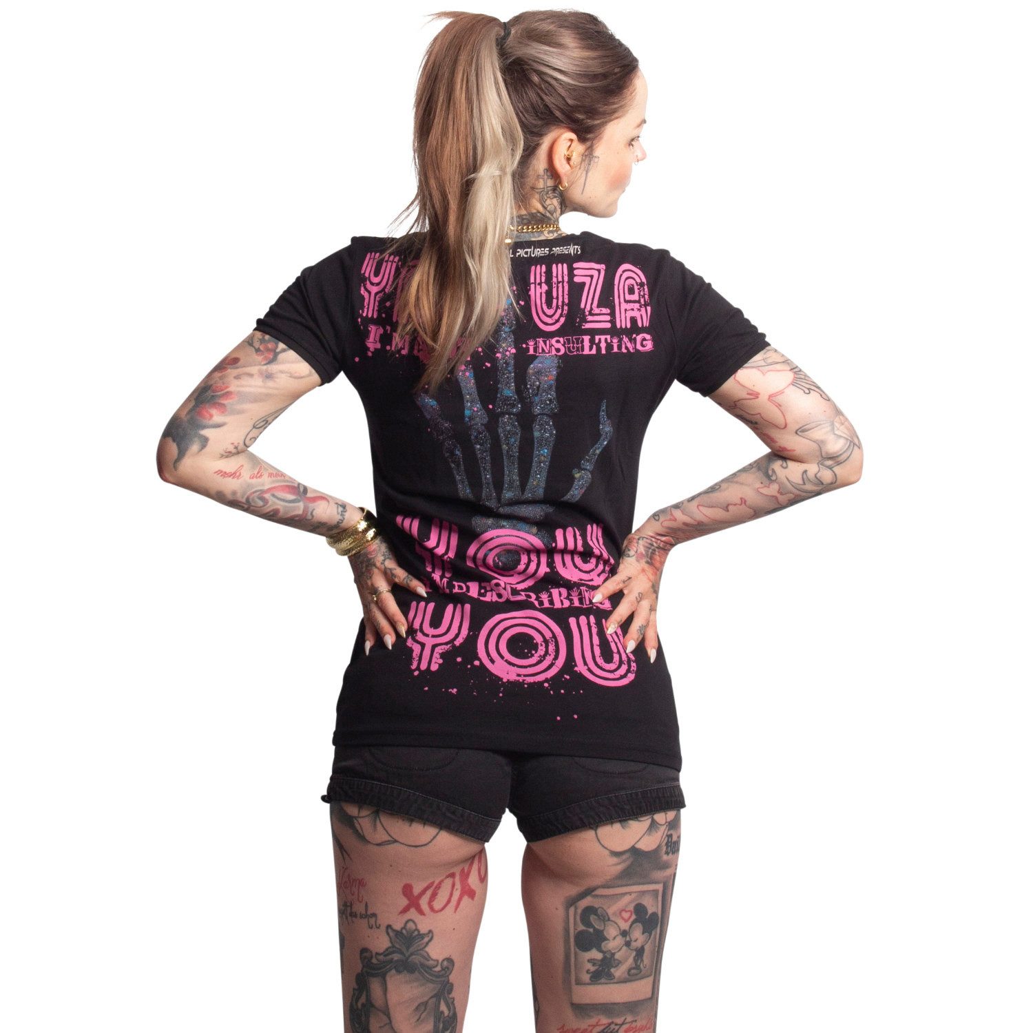 YAKUZA Rundhalsshirt Insult mit Rippbündchen günstig online kaufen