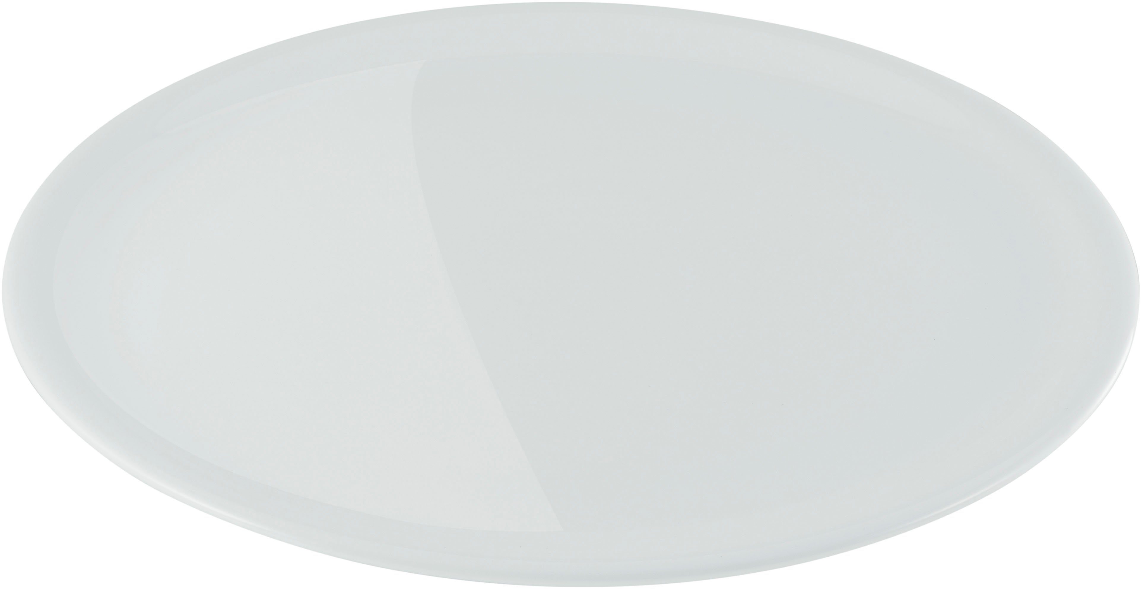 CreaTable Pizzateller Essteller, (4 St), Teller Set für 4 Personen, weiß, Porzellan