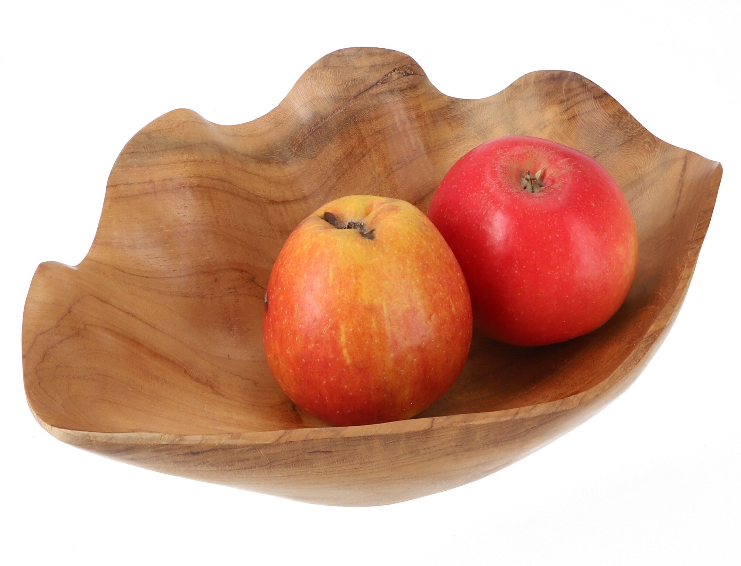 Guru-Shop Dekoschale Holzschale Muschel, geschnitzte Obstschale,.. günstig online kaufen