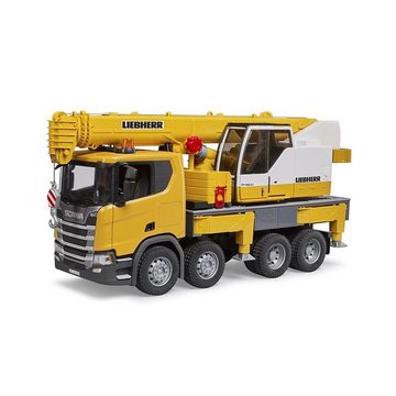 Bruder® Spielzeug-LKW 03571 Scania Super 560R Liebherr Kran-LKW, mit Light & Sound Modul, für Kinder ab 4 Jahren