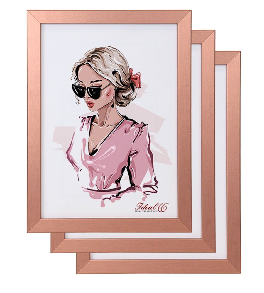 IDEAL TREND Bilderrahmen 3er 5er Pack Hekla Set Holzrahmen Foto Bilderrahme günstig online kaufen