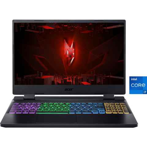 Acer Nitro 5 AN515-58-72WN Gaming-Notebook (39,62 cm/15,6 Zoll, Intel Core i7 12700H, GeForce RTX 4060, 1000 GB SSD, Thunderbolt™ 4)