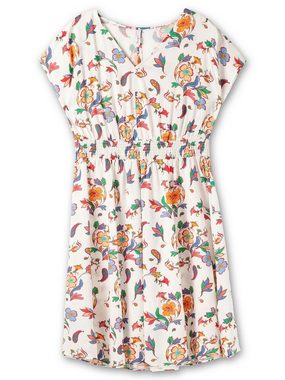 Sheego Sommerkleid Große Größen mit floralem Print und weitem Rockteil