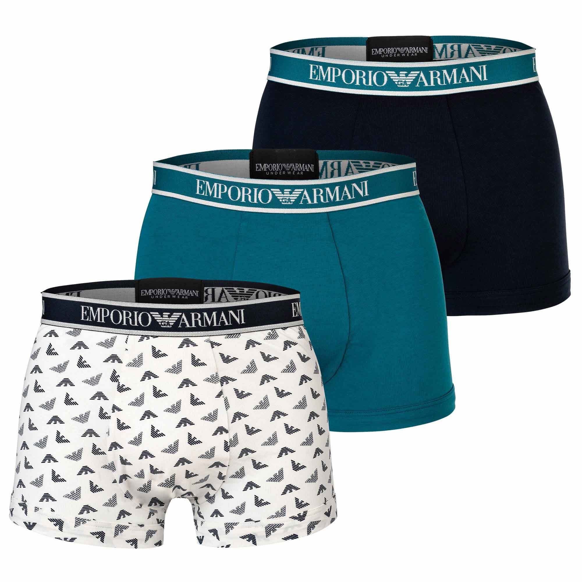 Emporio Armani Boxer Herren Boxershort 3er Pack Baumwolle (Packung, 3er Pac günstig online kaufen