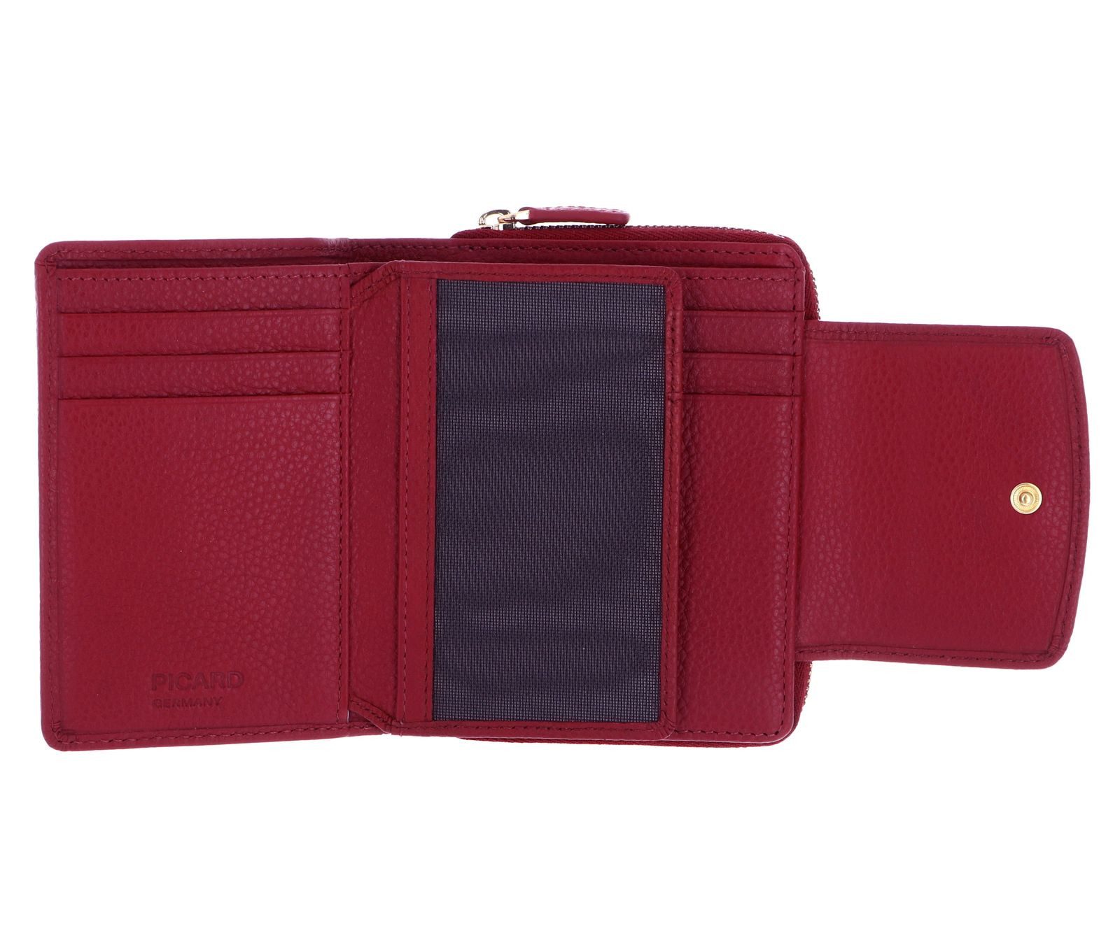 Picard Geldbörse Wallet, aus echtem Rindsleder mit RFID-Blocker Schutz
