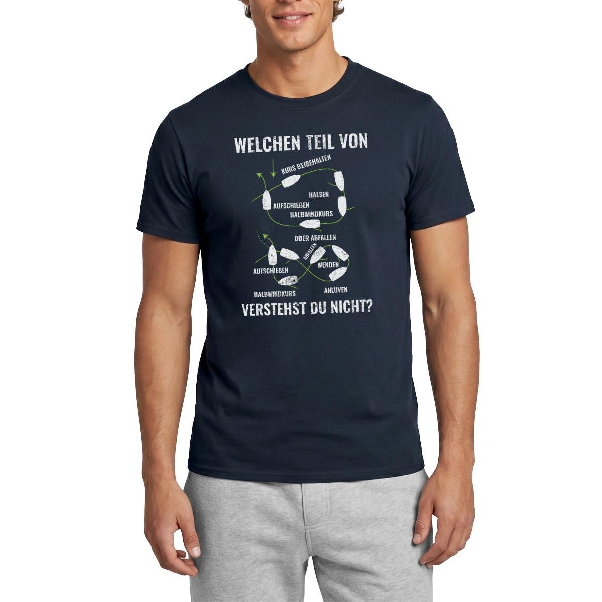 T-Shirt Segeln Welchen Teil Davon Verstehst Du Nicht Männer T-Shirt