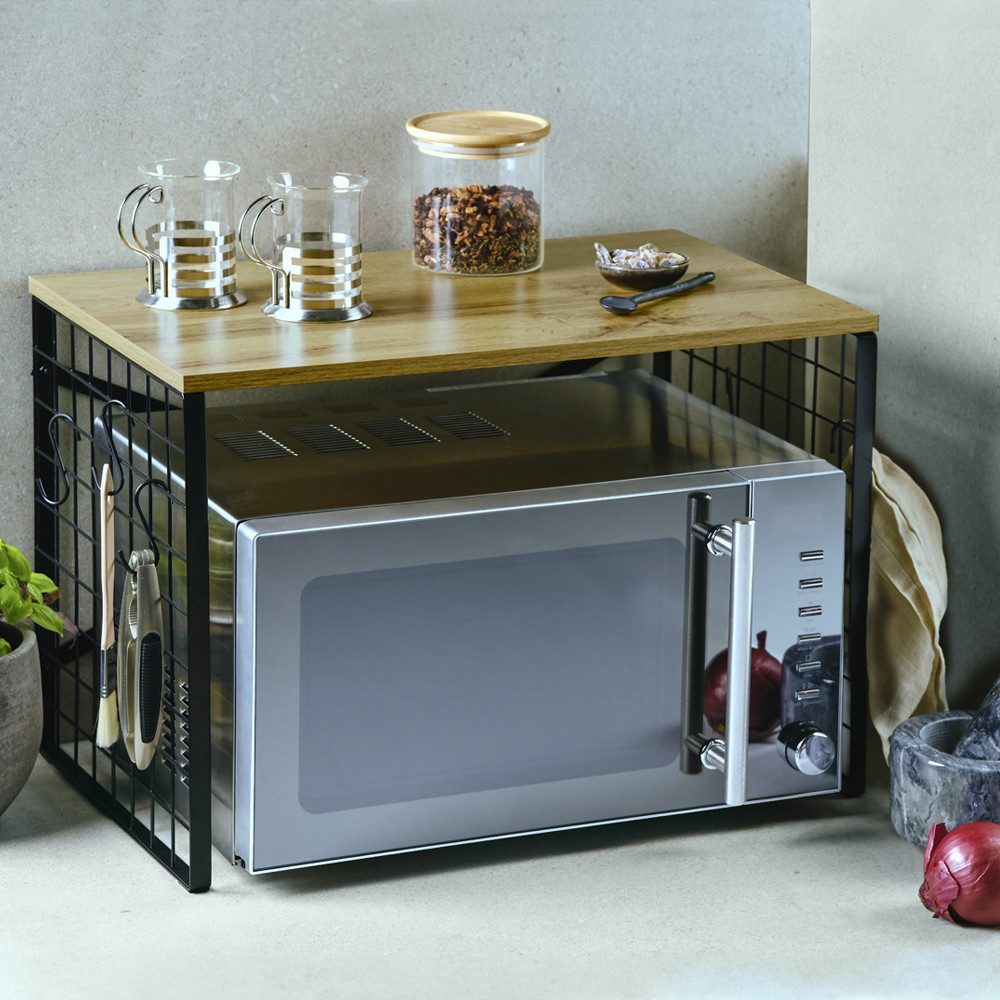 KESPER® Küchenregal Mikrowellen Regal - Maße ca.: 52 x 32,5 cm / Höhe: 36,5 günstig online kaufen