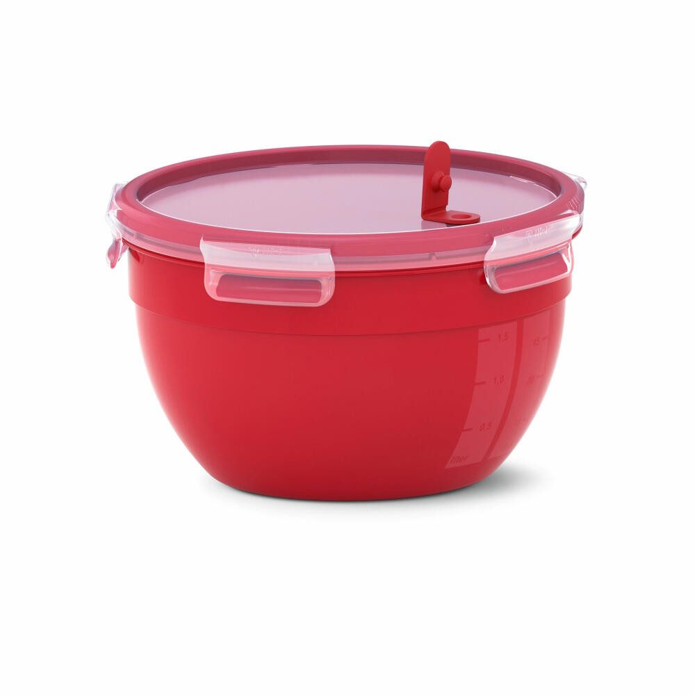 Emsa Frischhaltedose Rund CLIP & MICRO 2.6 L, Kunststoff, (1-tlg)