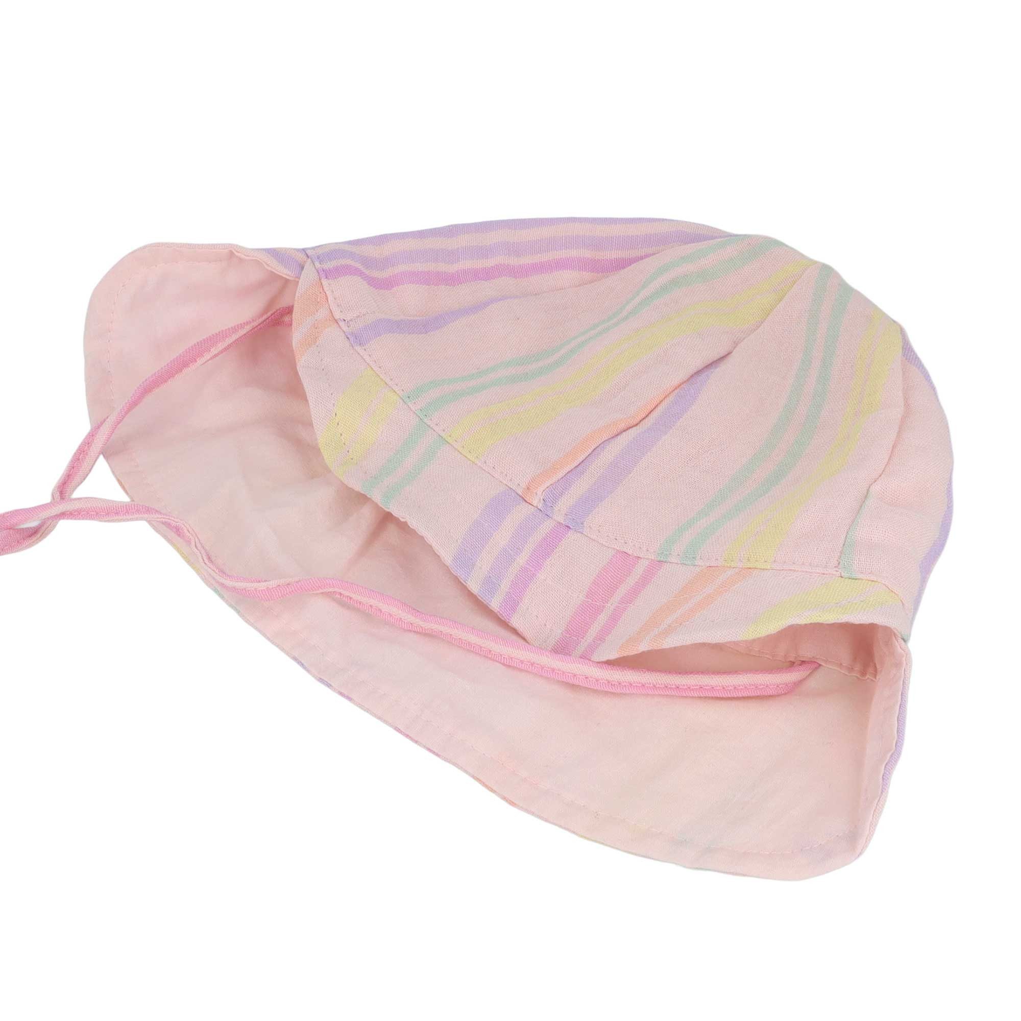 MAXIMO Schirmmütze Musselin, Nackenschutz, Bindeband, Unisex, UV-Schutz