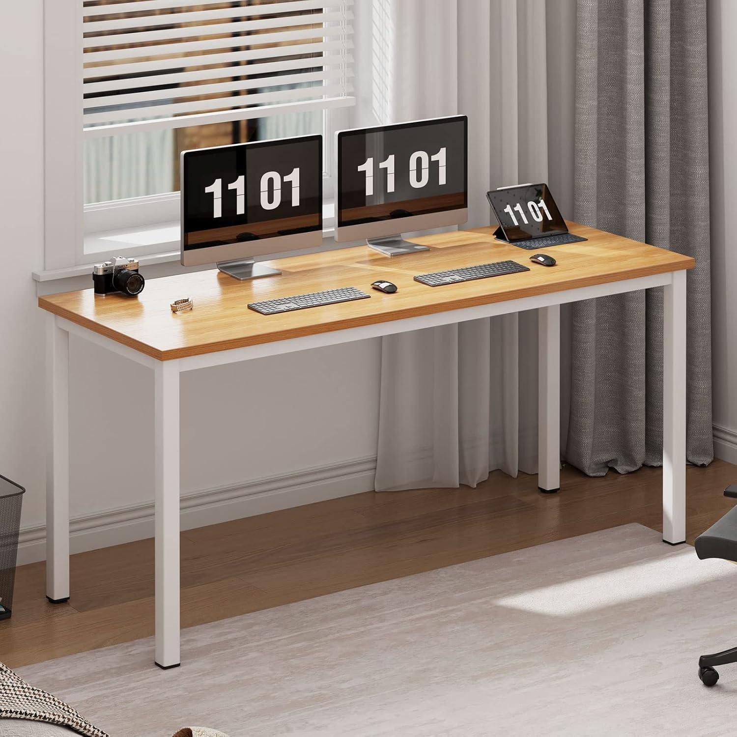 LuxusKollektion Computertisch Computertisch Schreibtisch 120x60x75 cm PC Büro Workstation Home (1-St)