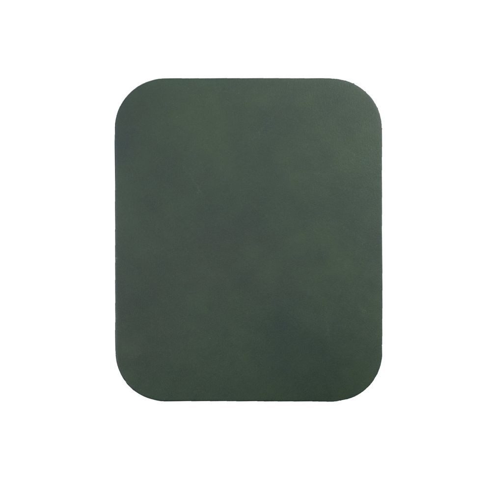 Hamosons Mauspad Hochwertiges Mousepad / Mauspad, Büffel-Leder, Oliv, Hamosons 26304