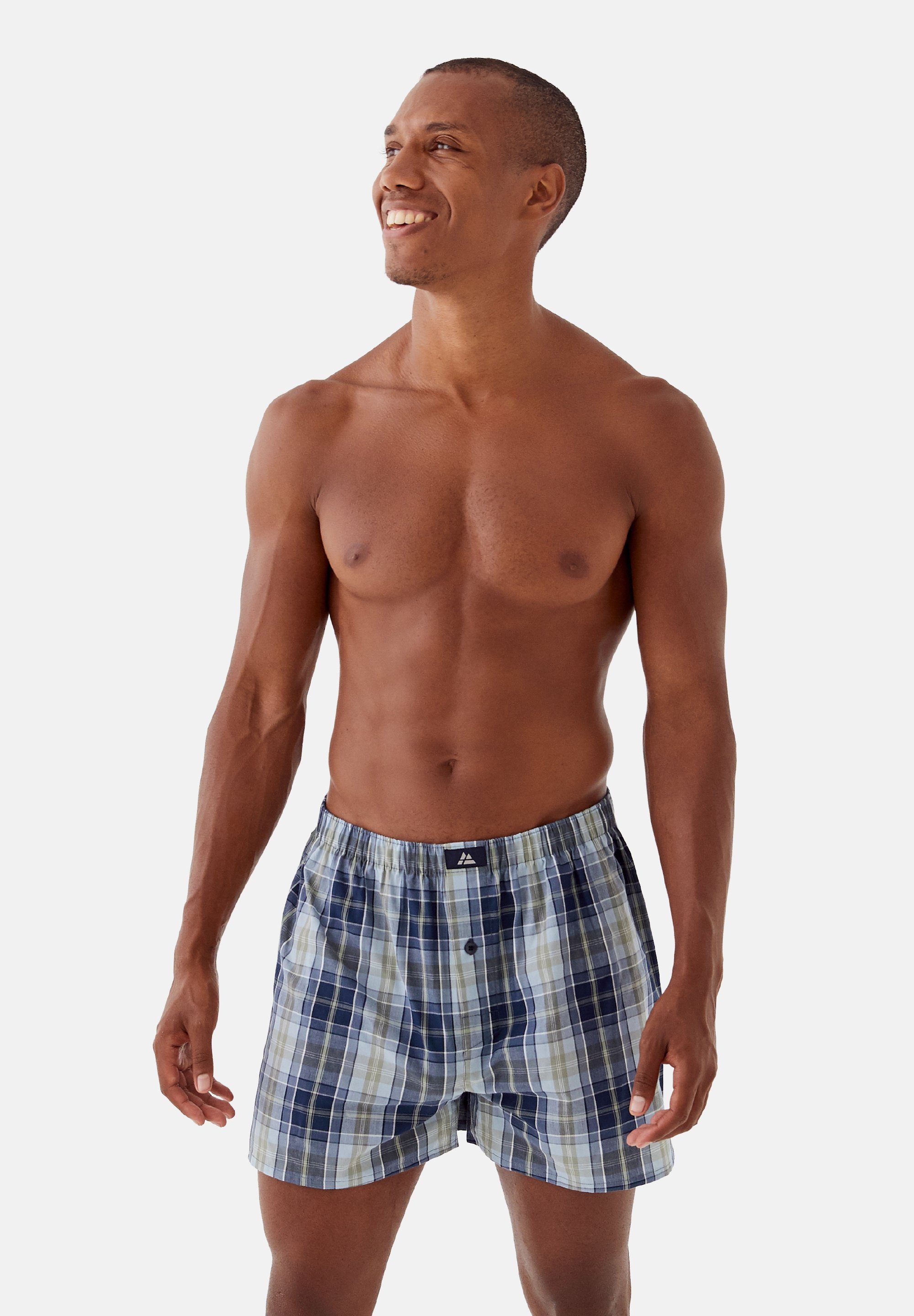 DANISH ENDURANCE Boxershorts American Boxers (4-St) 100% Baumwolle, weich & atmungsaktiv, Herren Unterhosen