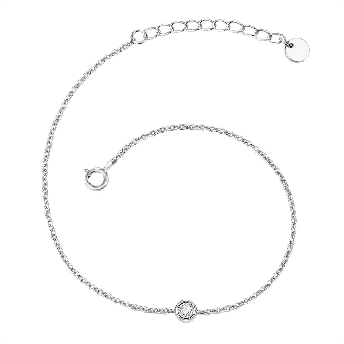 Nahla Jewels Armband silber, mit Zirkonia