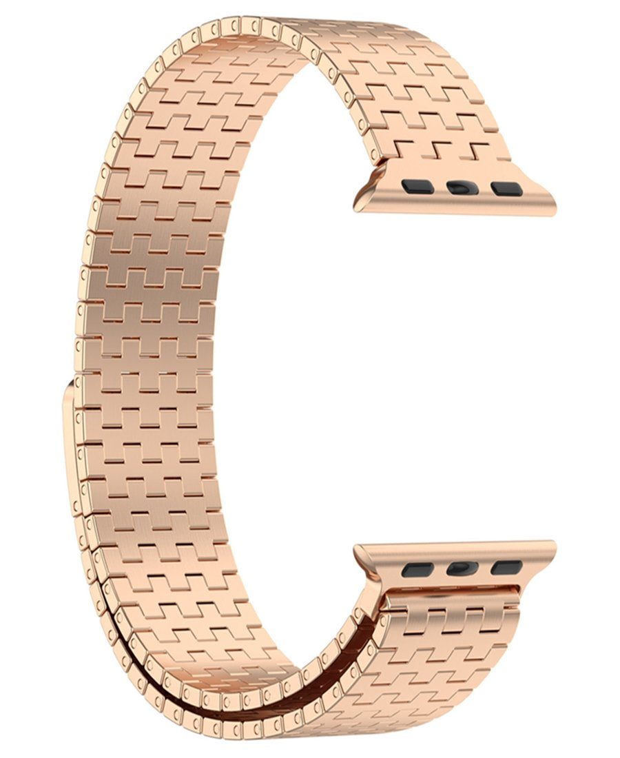 22mm Ronner Watch Ersatzband Uhrenarmband Uhrenarmband Metall Edelstahl UG Band Watch Smart Roségold