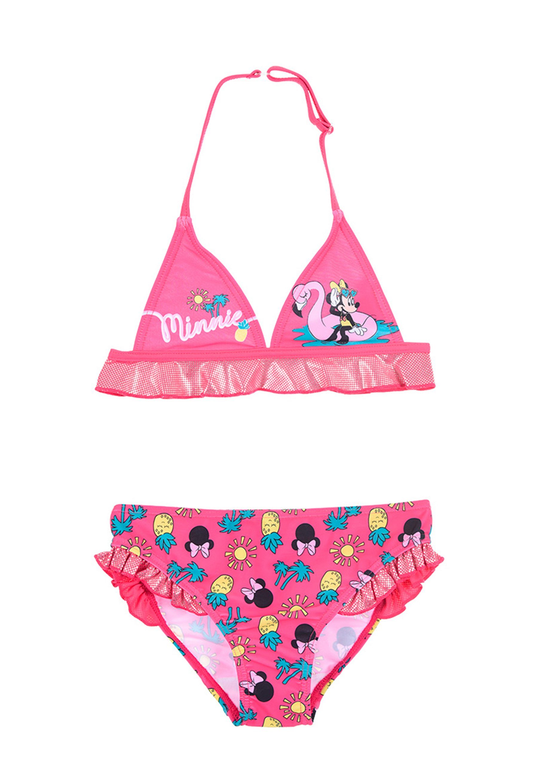 Disney Minnie Mouse Badeanzug Mädchen Bikini Bade-Set Badeanzug Bademode