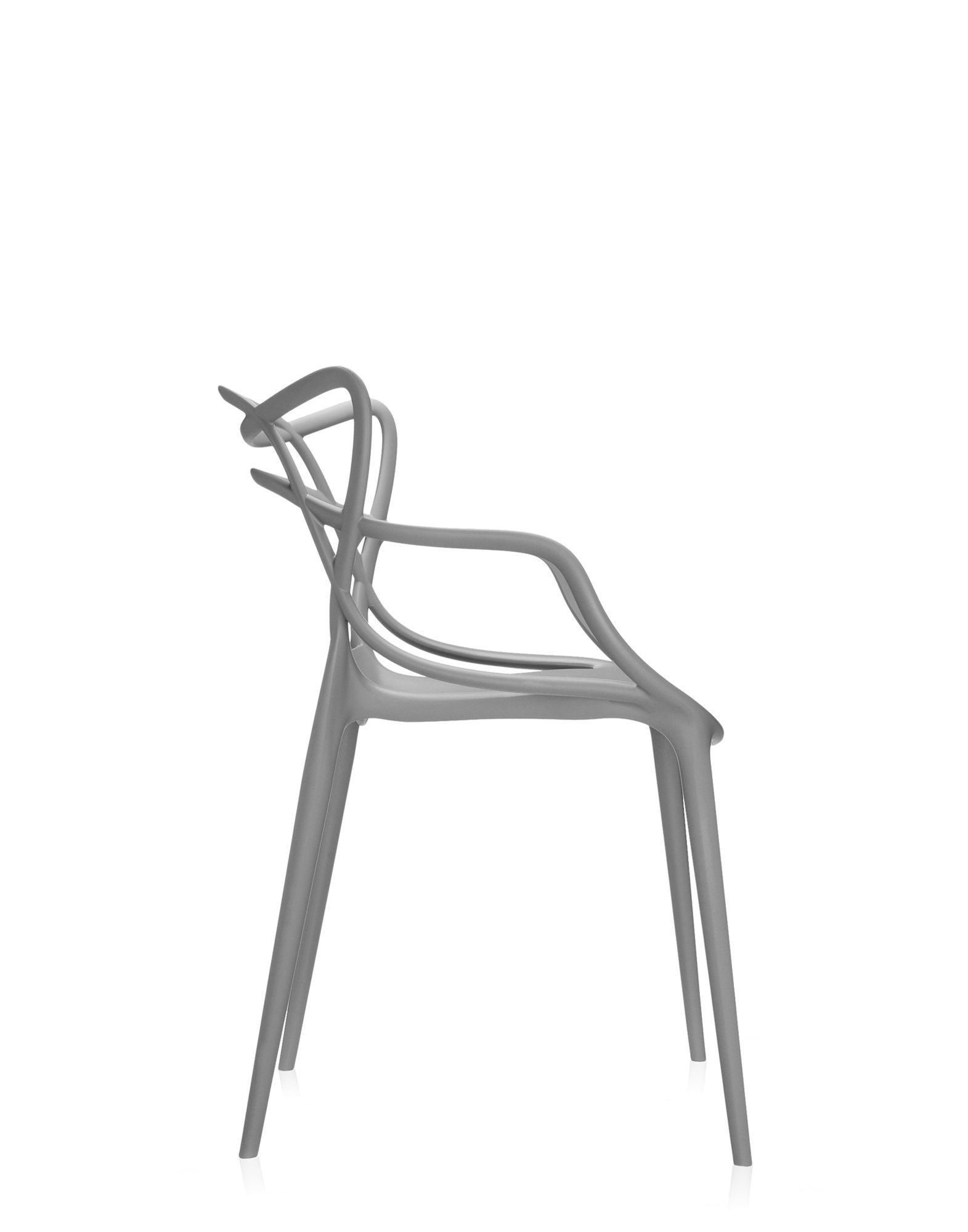 Grau Gartenstuhl Kartell Masters Stuhl
