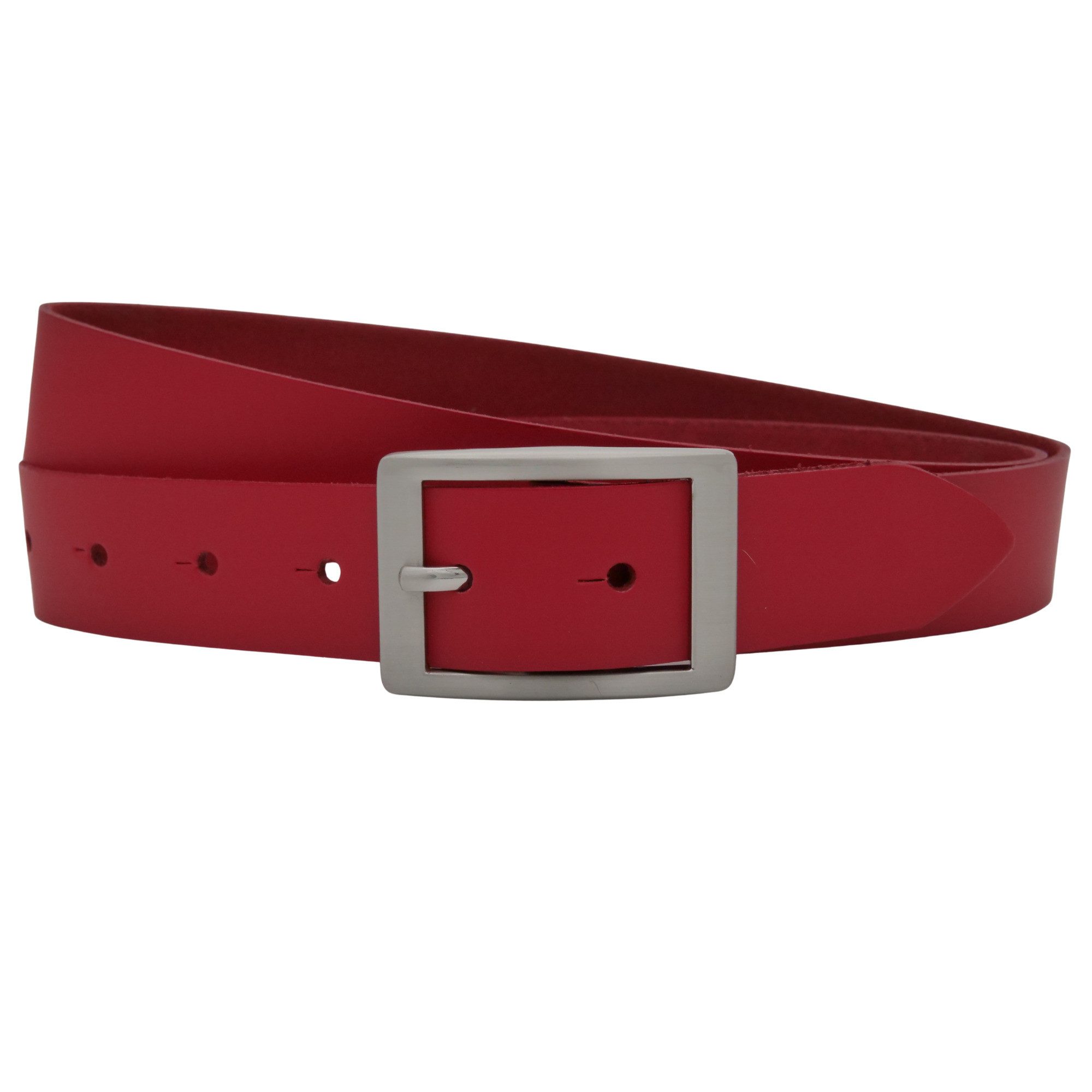 AnnaMatoni Ledergürtel AnnaMatoni Damen Basic Ledergürtel 3cm echt Leder Made in