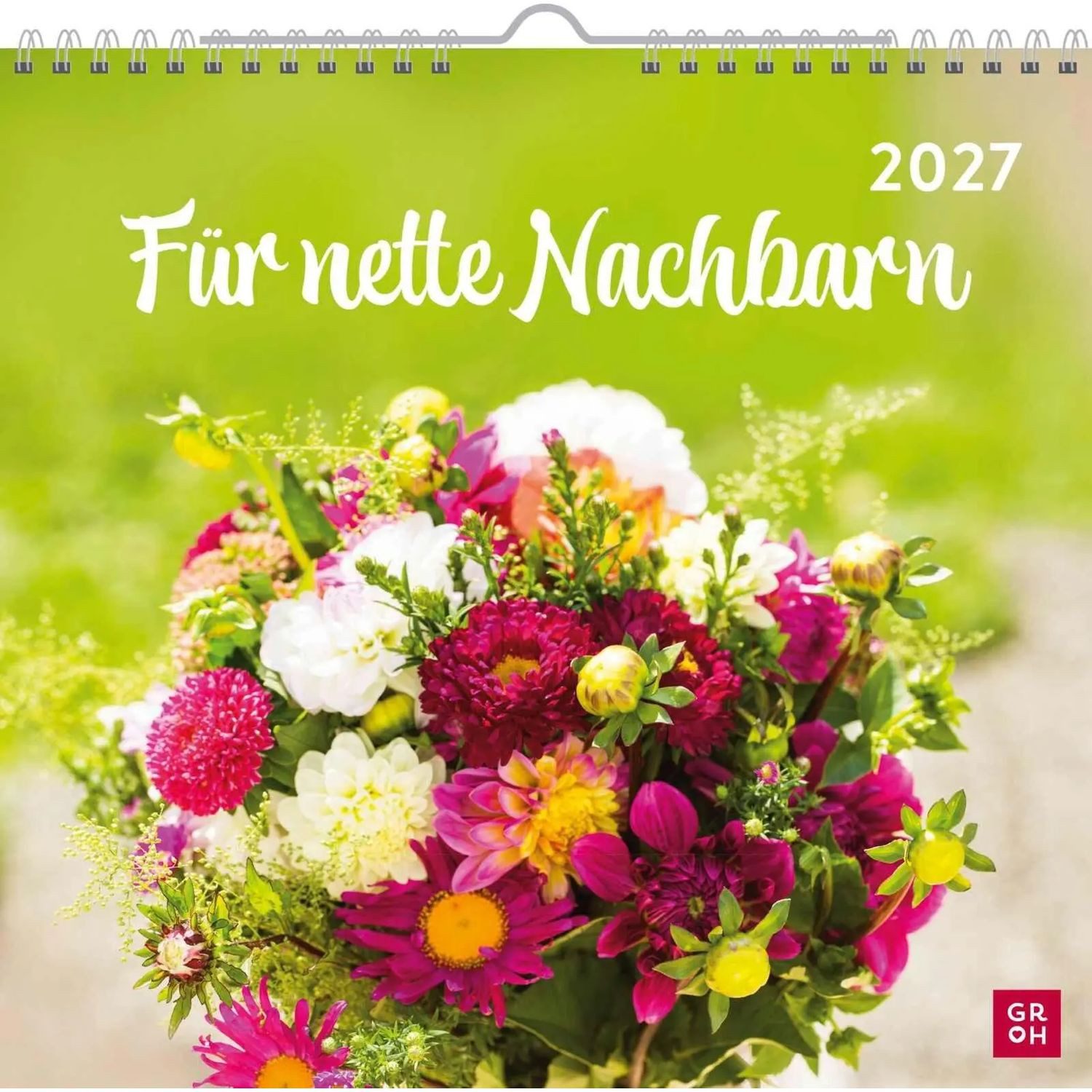 groh Verlag Wandkalender Wandkalender 2027: Für nette Nachbarn