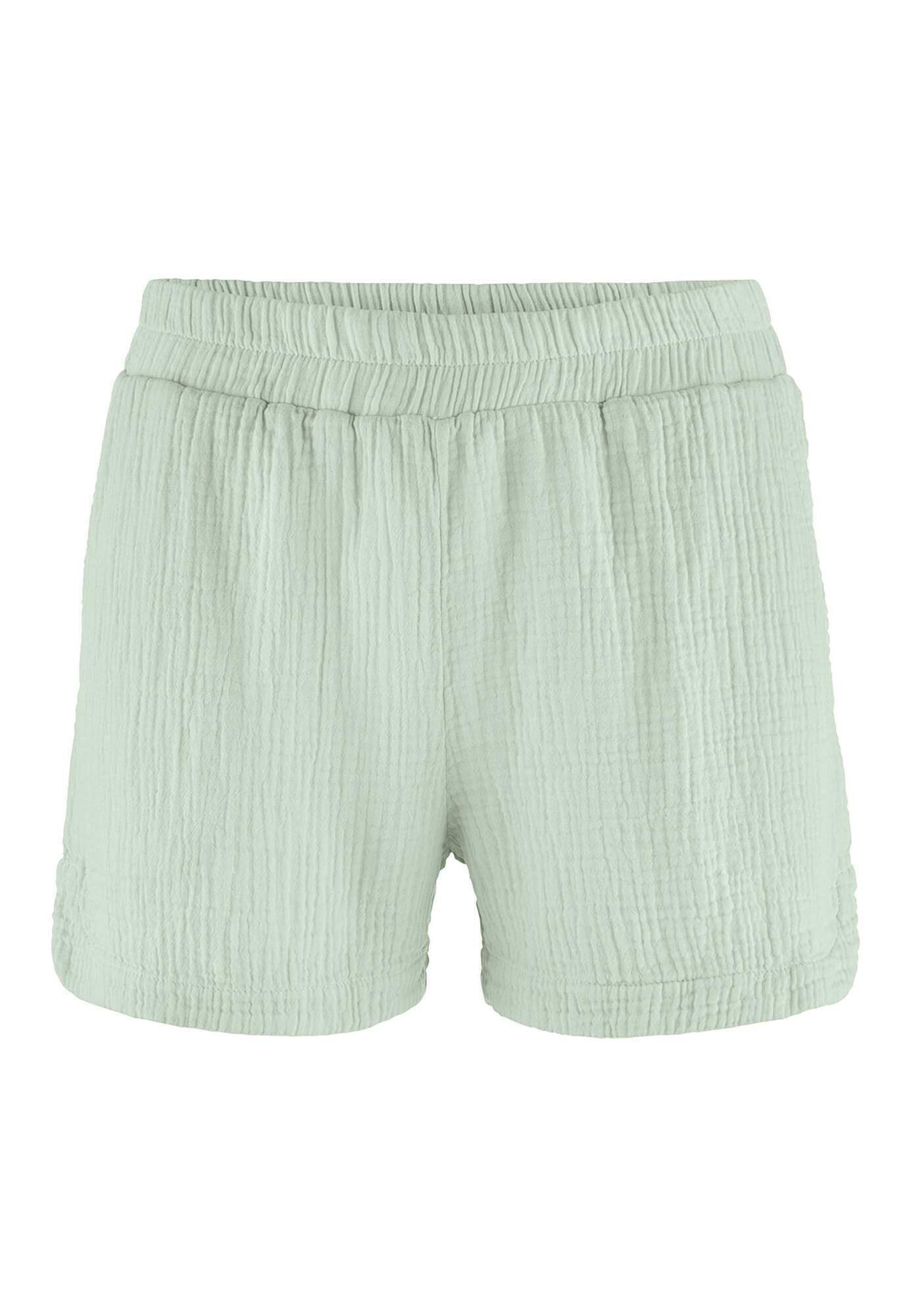Hessnatur Schlafhose Musselin Regular aus reiner Bio-Baumwolle (1-tlg)