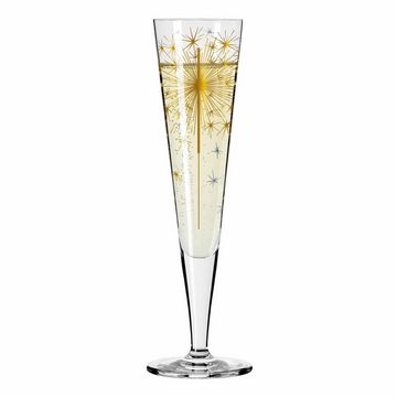 Ritzenhoff Champagnerglas Goldnacht Champagner 005, Kristallglas, Made in Germany