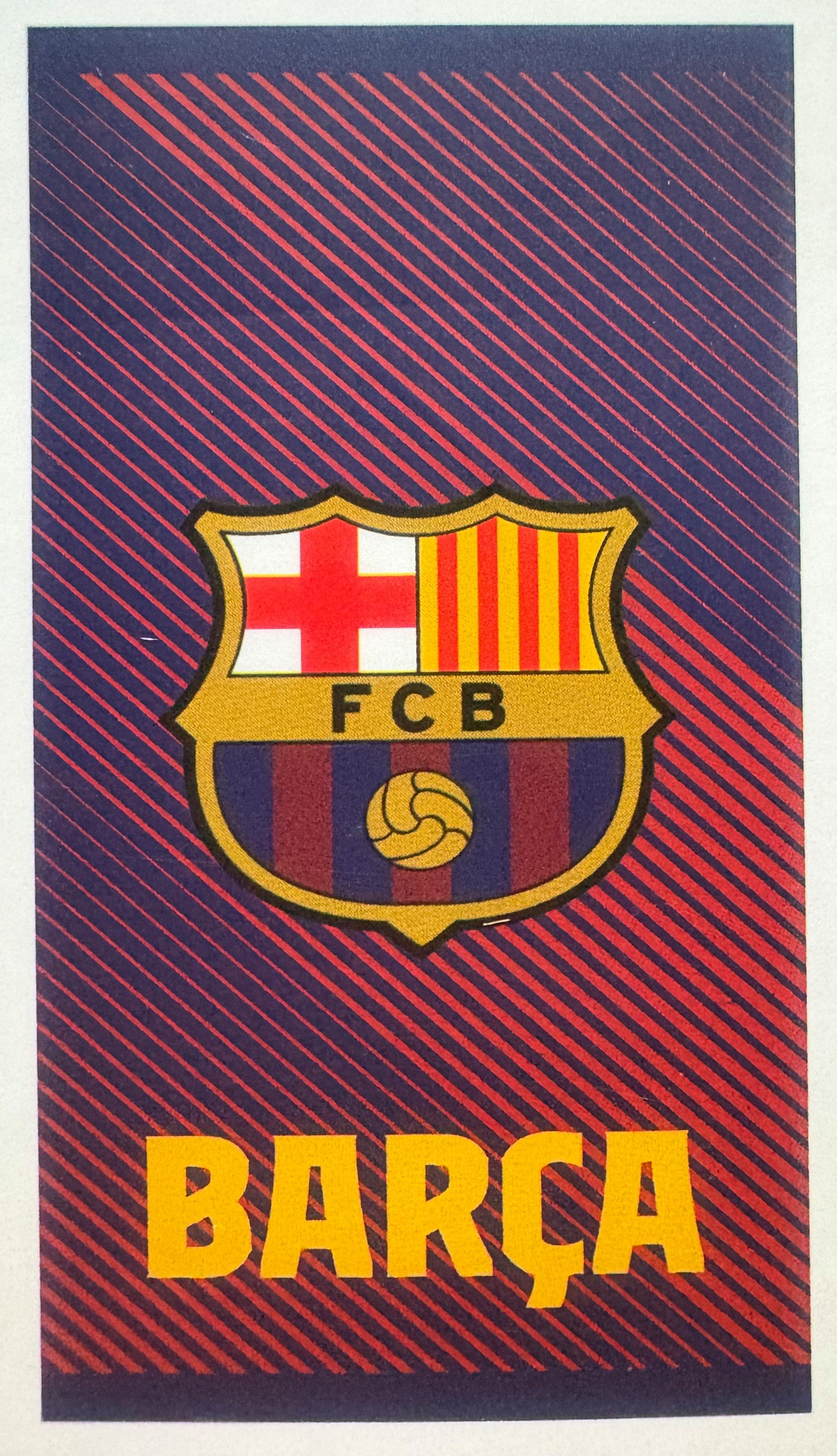 FC Barcelona Strandtuch FC Barcelona Badetuch Handtuch Strandtuch 70 x 140 cm