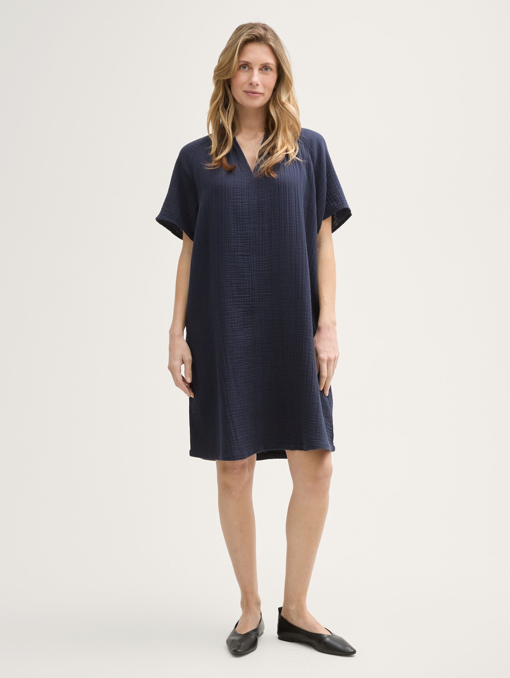 TOM TAILOR Sommerkleid Musselin Kleid aus günstig online kaufen