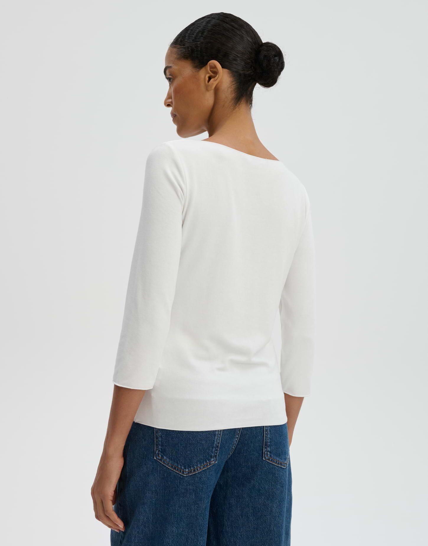 someday 3/4-Arm-Shirt Kirosa soft aus Viskosemix mit weichem Griff Cleanes Basic mit angenehmem Tragegefühl