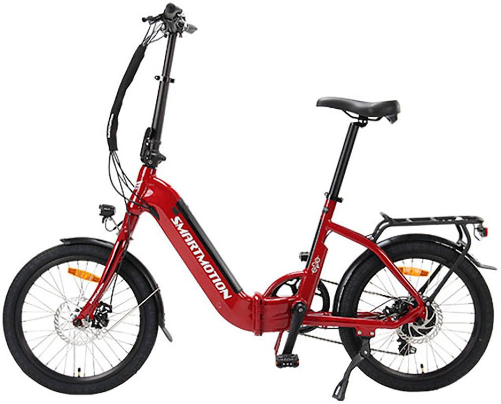 SMARTMOTION E-Bike Faltrad Smartmotion E20 Step thru, 7 Gang Shimano 7-Gang Kompakt-Shimano Schaltwerk, 460 Wh