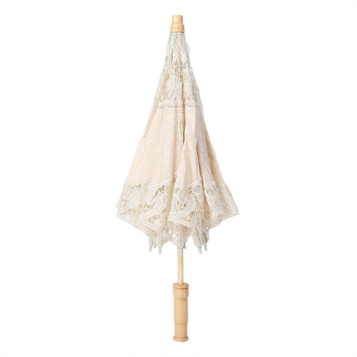 LuxusKollektion Stockregenschirm Hochzeits Regenschirm Spitze Blume Fotografie Handgemacht