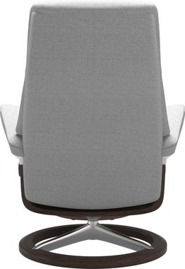 Stressless® Relaxsessel View (Set, Relaxsessel mit Hocker), mit Signature Base, Größe S,Gestell Wenge