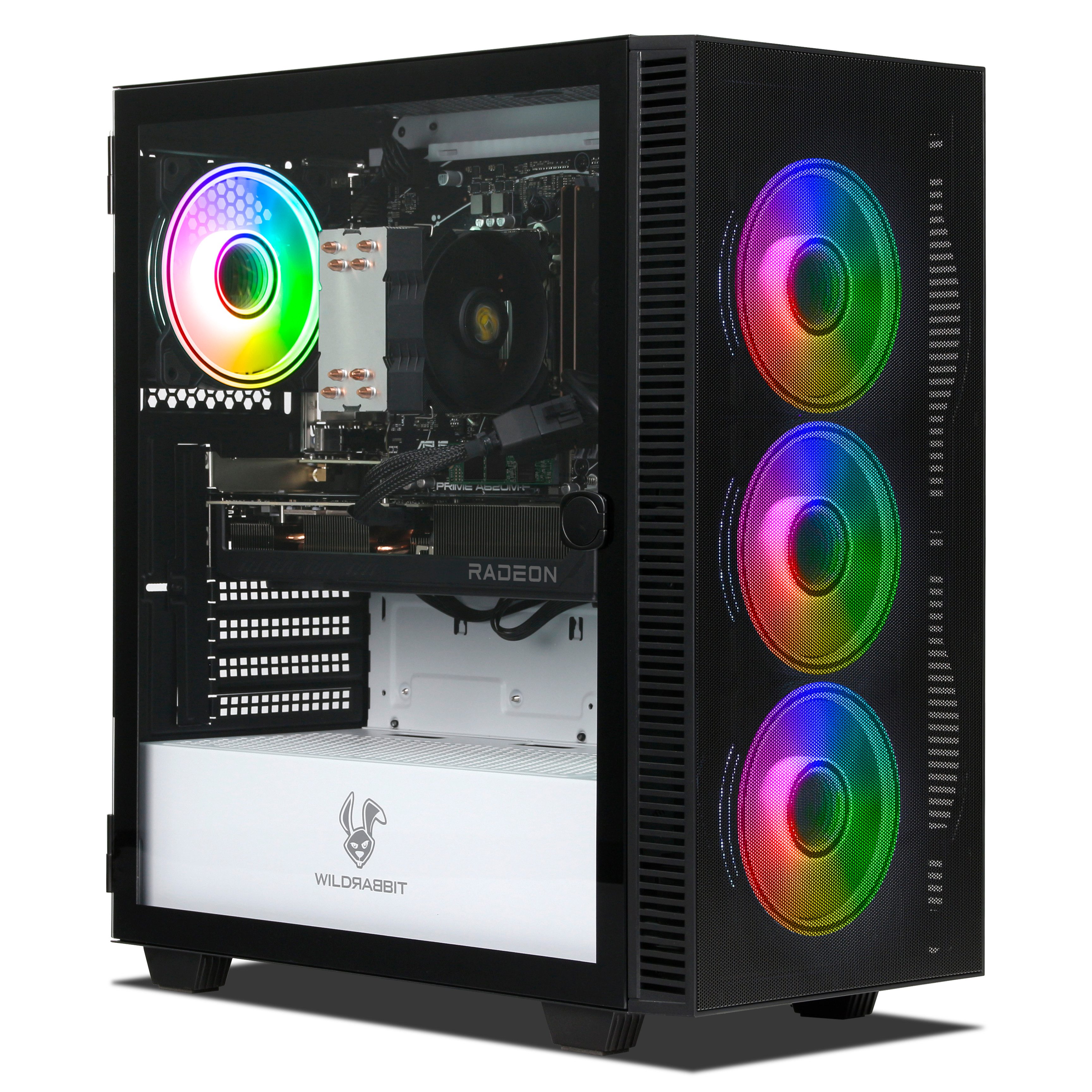 ANKERMANN-PC Quantum Gaming PC Gaming-PC (AMD Ryzen 5 9600X, Radeon RX 9060 XT, 32 GB RAM, 1000 GB SSD, Luftkühlung)