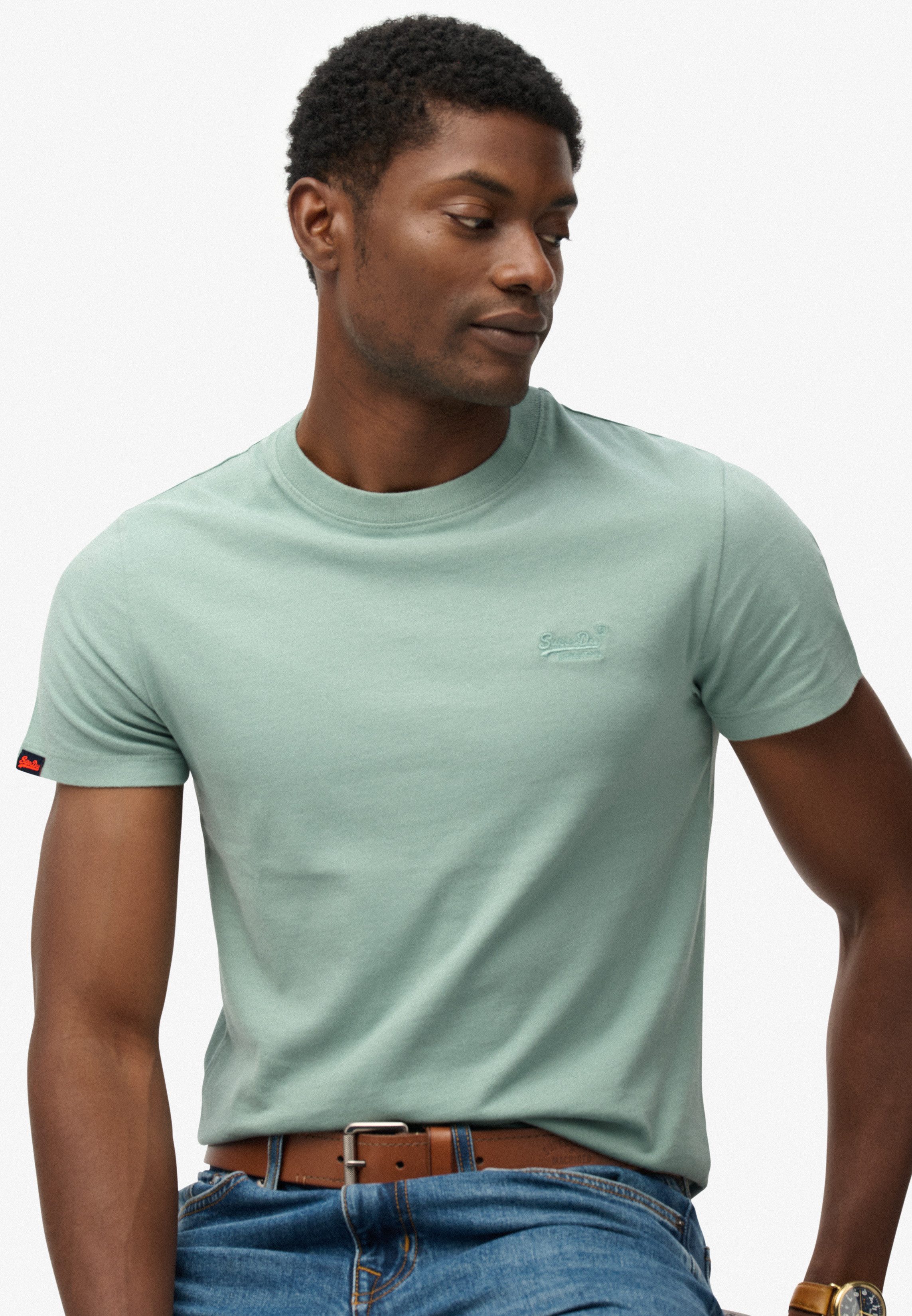 Superdry Rundhalsshirt ESSENTIAL LOGO EMB TEE günstig online kaufen