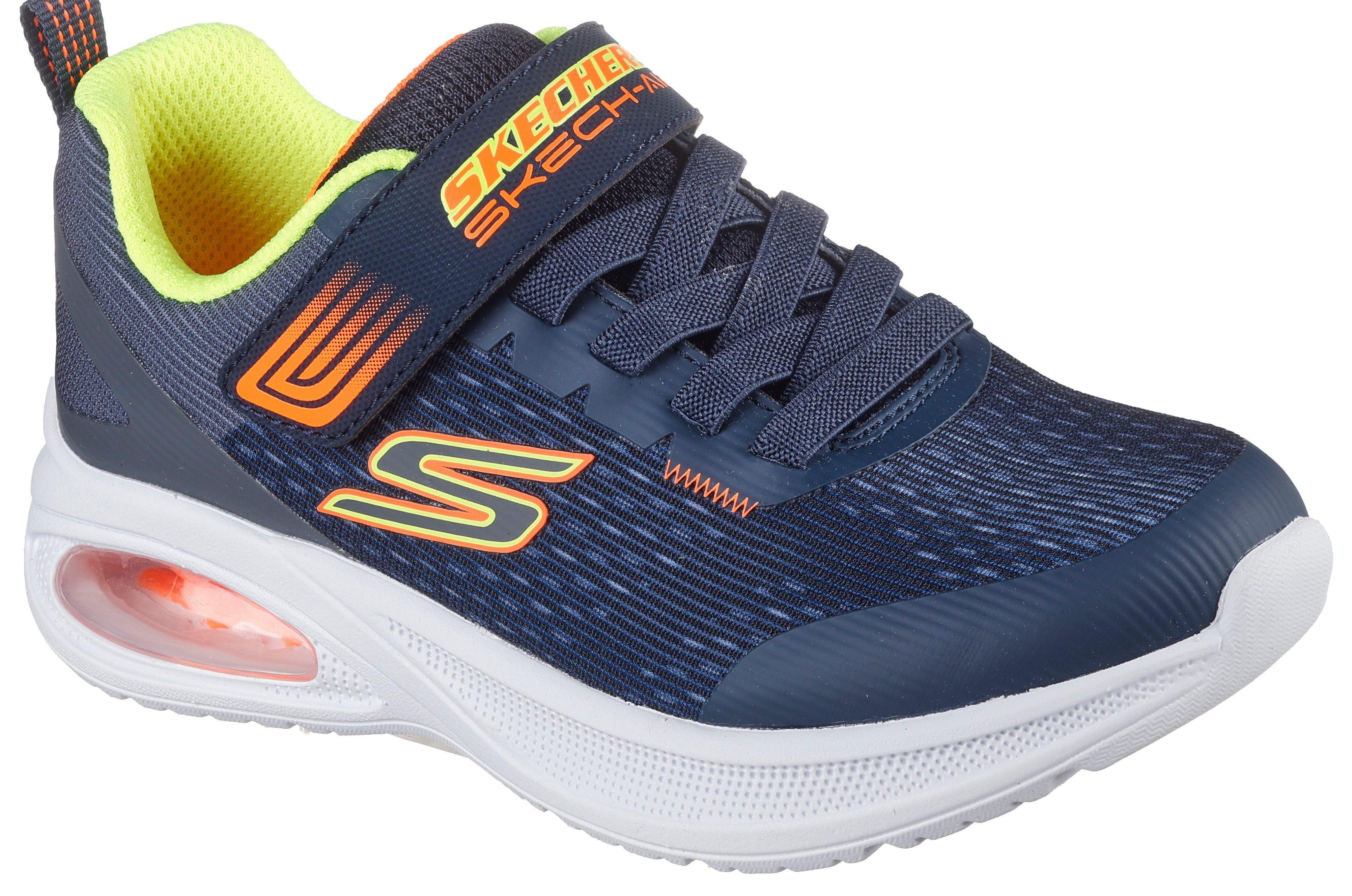 Skechers MICROSPEC MAX ADVANCE Sneaker Freizeitschuh mit Klettverschluss, Größenschablone zum Download